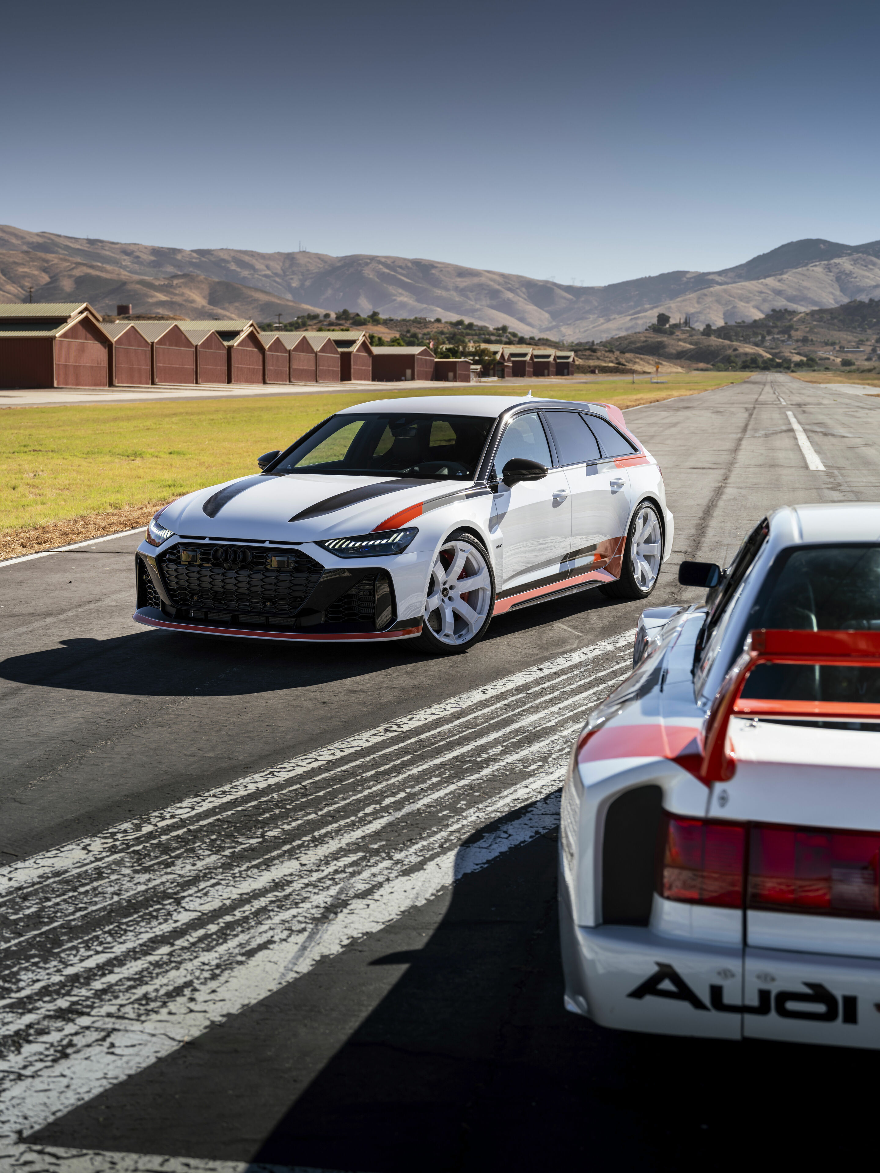 Audi RS 6 Avant GT in California - Audi RS 6 Avant GT, Audi 90 quattro IMSA GTO
Static photo