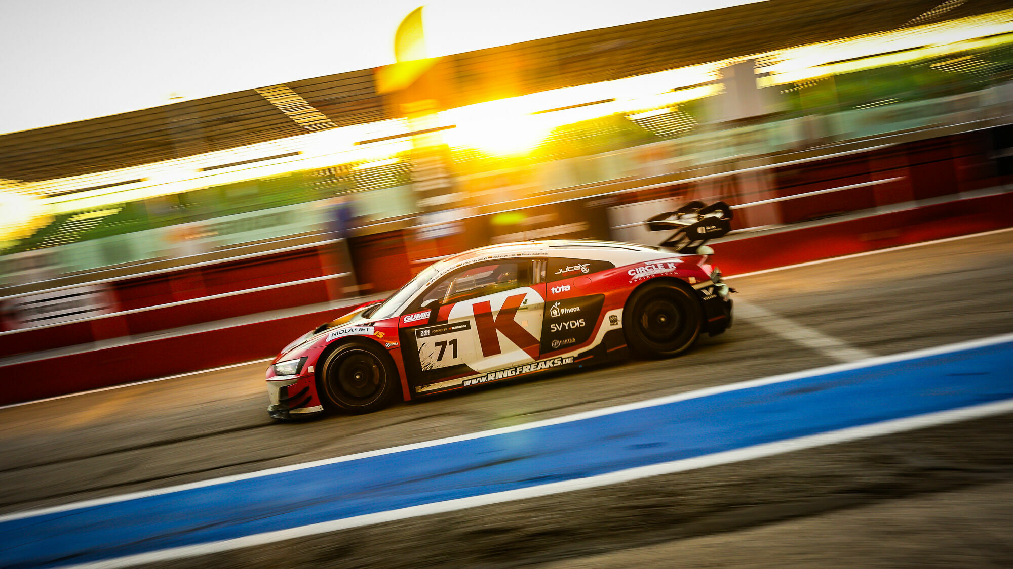 24H Series 2024 - Audi R8 LMS #71 (Juta Racing), Leonardas Dirzys/Arunas Geciauskas/Justas Jonušis/Simas Juodvirsis
