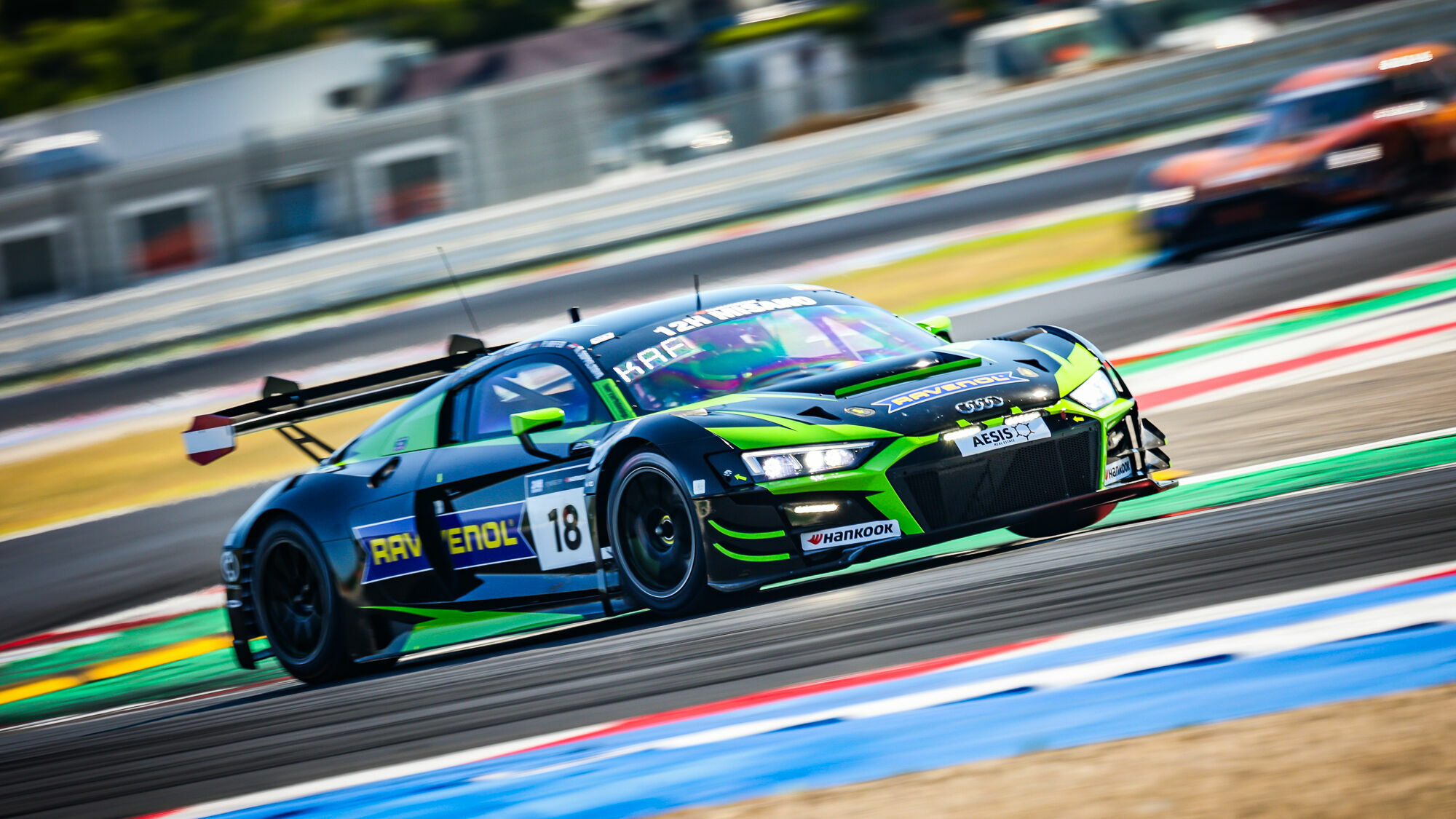 24H Series 2024 - Audi R8 LMS #18 (Saintéloc Racing), Michael Doppelmayr/Elia Erhart/Swen Herberger/Pierre Kaffer