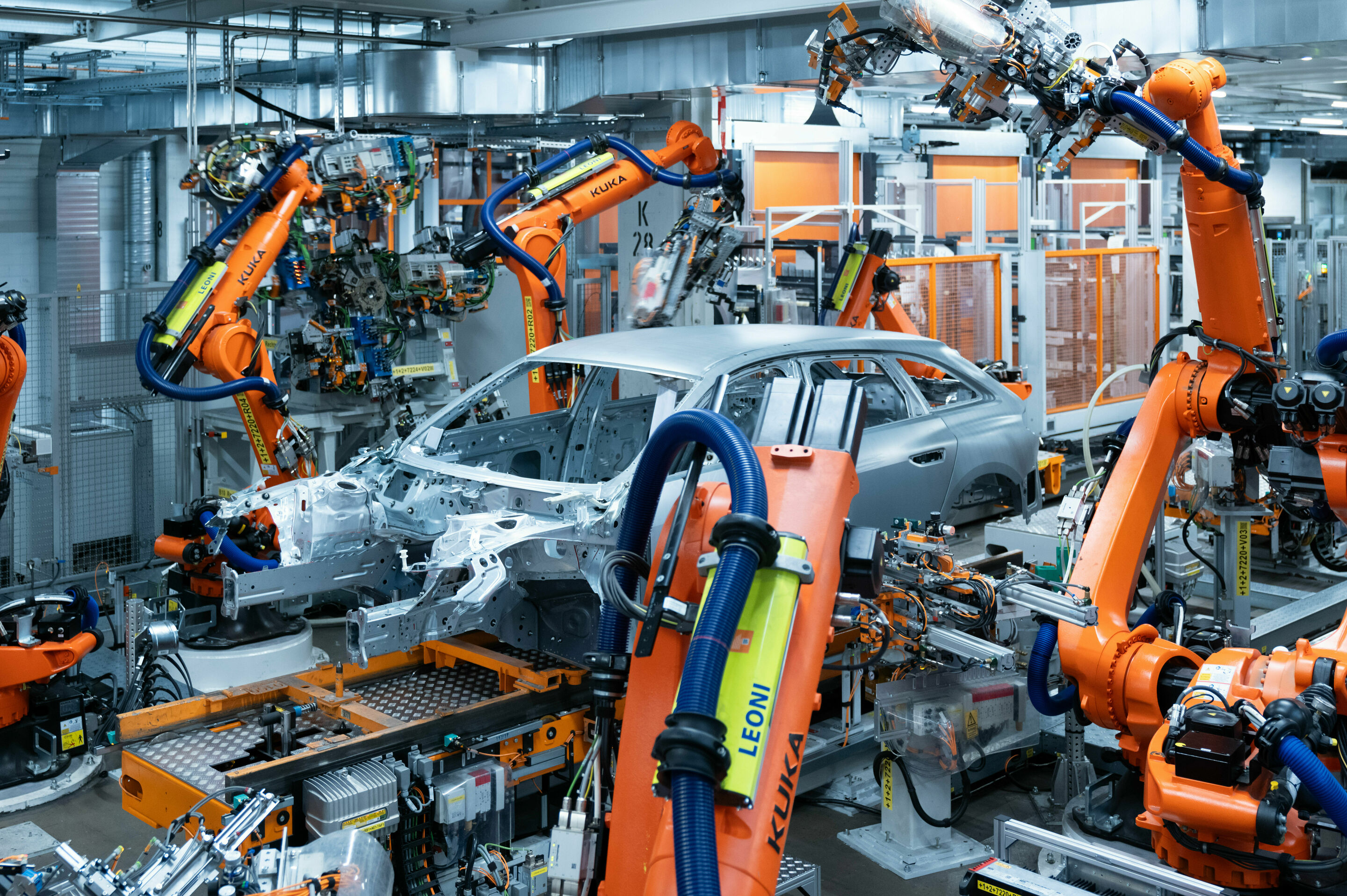 Produktion Audi A5 am Standort Neckarsulm - Präzisionsarbeit im Karosseriebau
