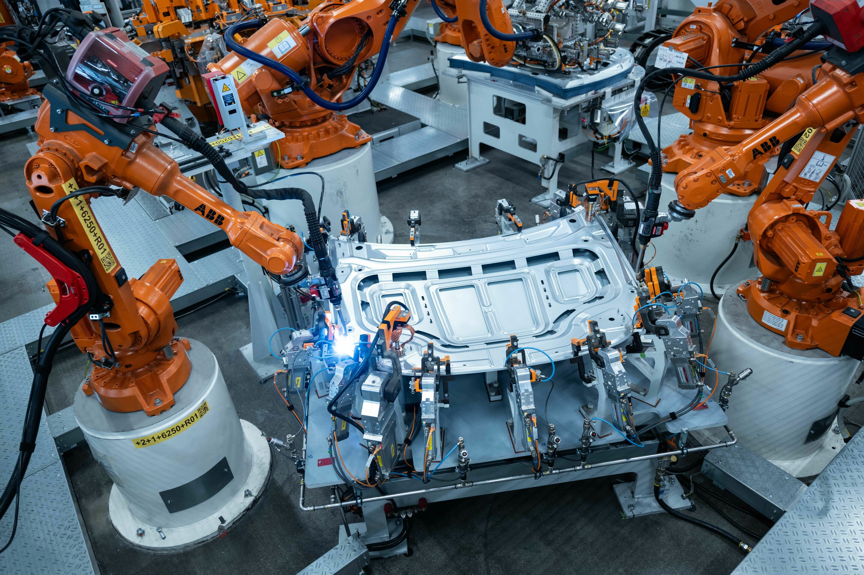 Produktion Audi A5 am Standort Neckarsulm - Schmauchfreies Fixieren