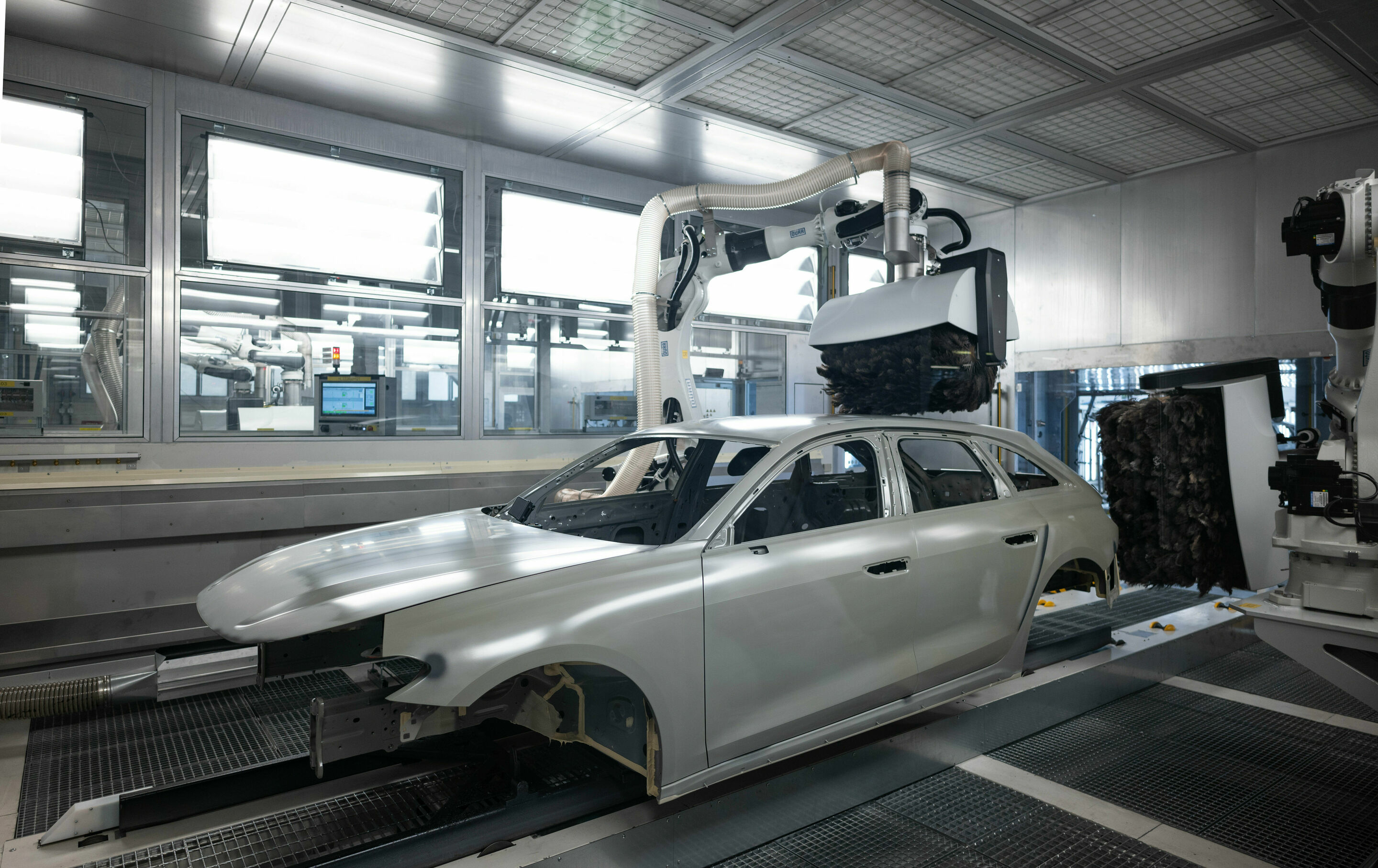 Produktion Audi A5 am Standort Neckarsulm - Vorbereitung der Karosserie für den Lackierprozess