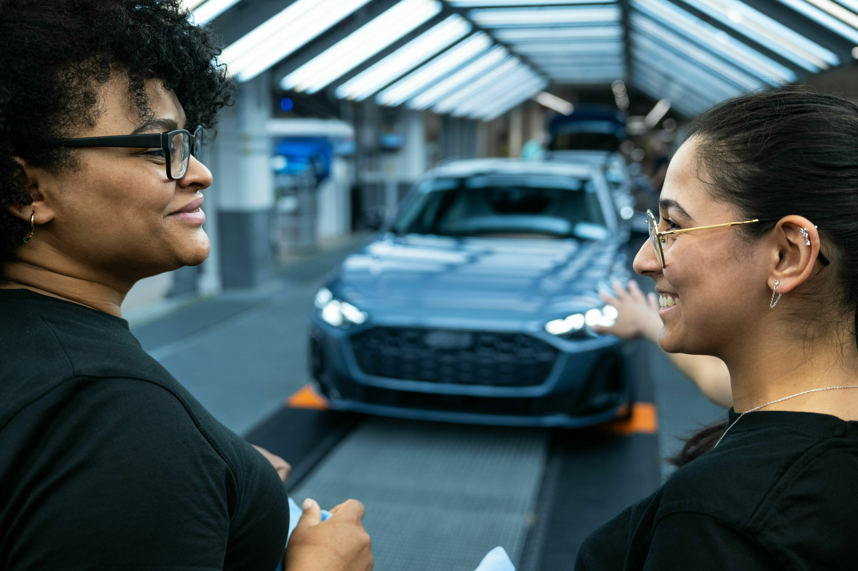 Audi A5 production at the Neckarsulm site - Final check in assembly