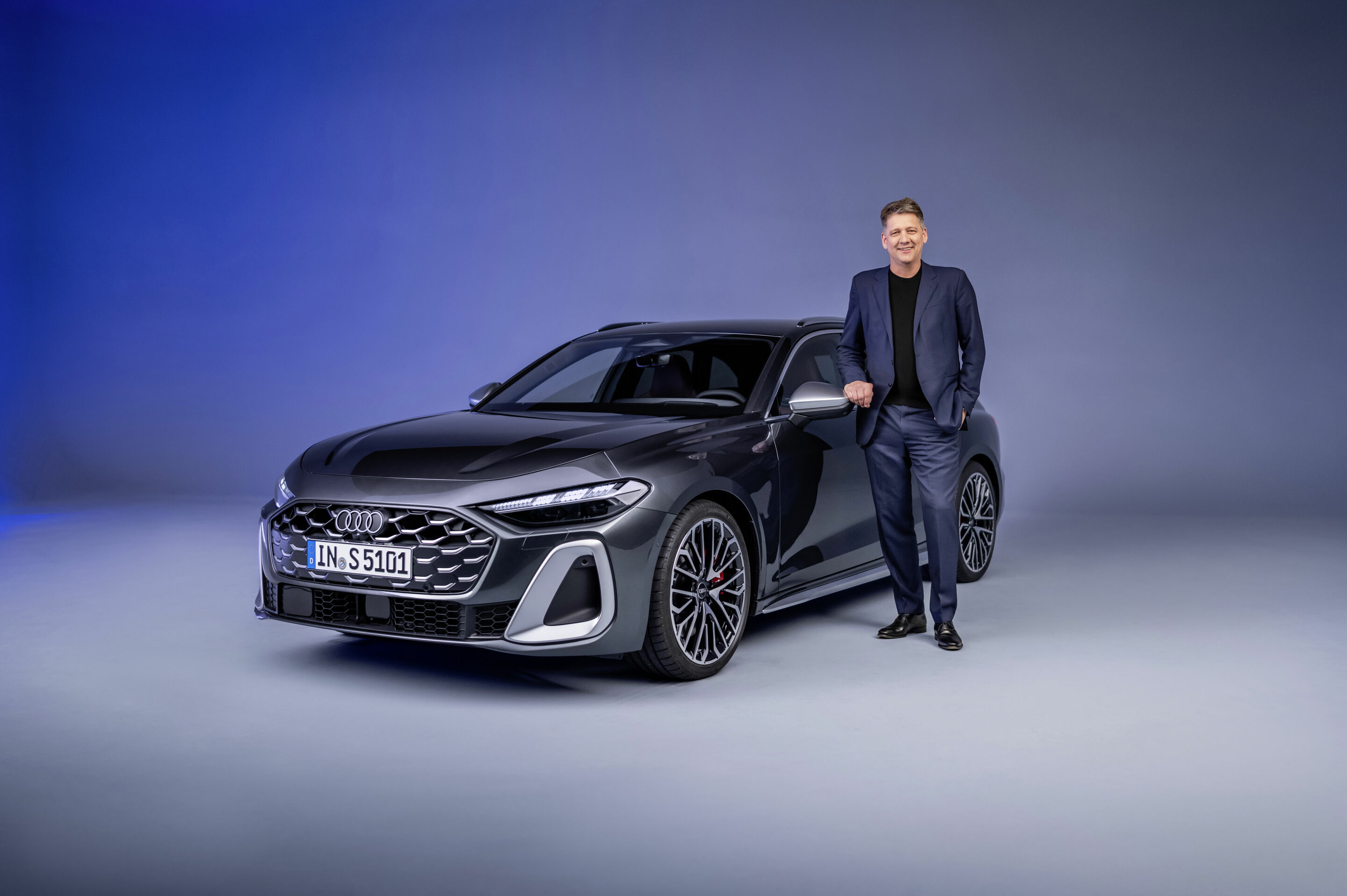 Gernot Döllner - Audi CEO Gernot Döllner at the Audi S5 Avant