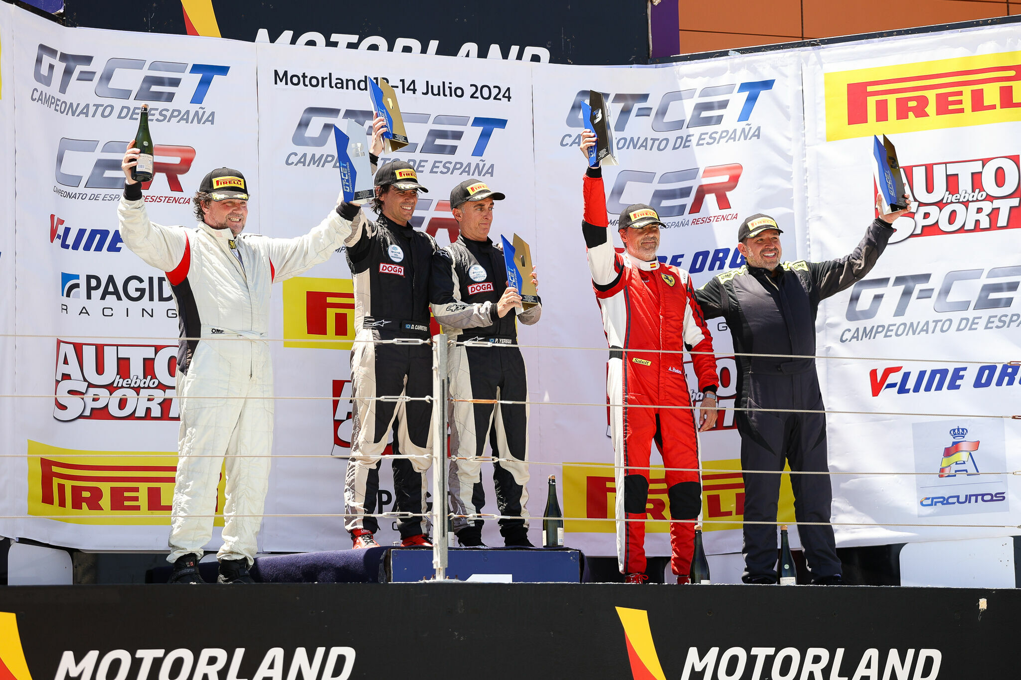 Campeonato de España de GT 2024 - Jon Aizpurua Saenz, Daniel Carretero Ortega, Pablo Yeregui Ybarra, Alvaro Fontes Blanco, Pedro M. Silvero Castilla