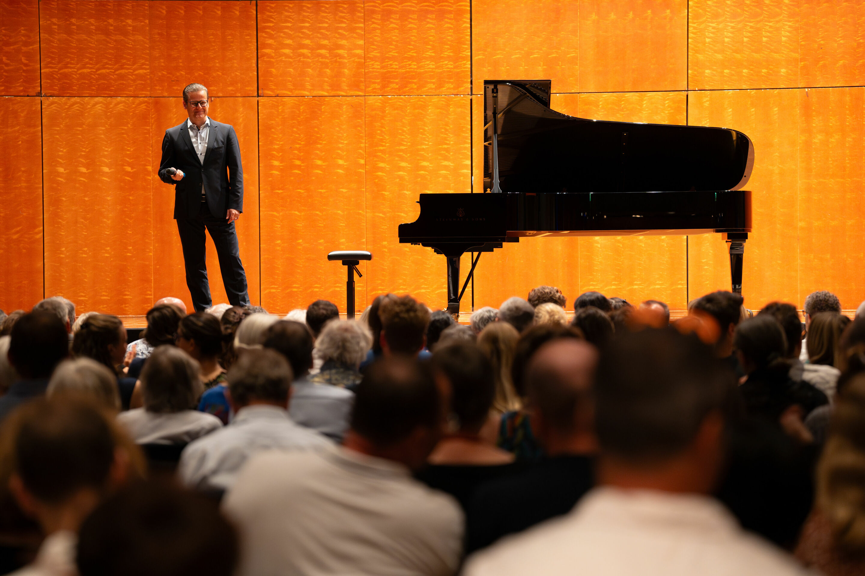 Audi Summer Concerts 2024 - Solo recital with pianist Grigory Sokolov: Festival director Sebastian Wieser opens the concert