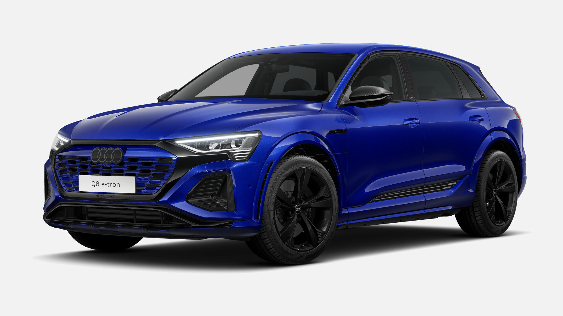 Audi Q8 e-tron Modellreihe mit noch sportlicherem Auftritt (bis 2025) - Der Audi Q8 SUV e-tron ist ab sofort mit dem Paket Exterieur S line competition bestellbar.