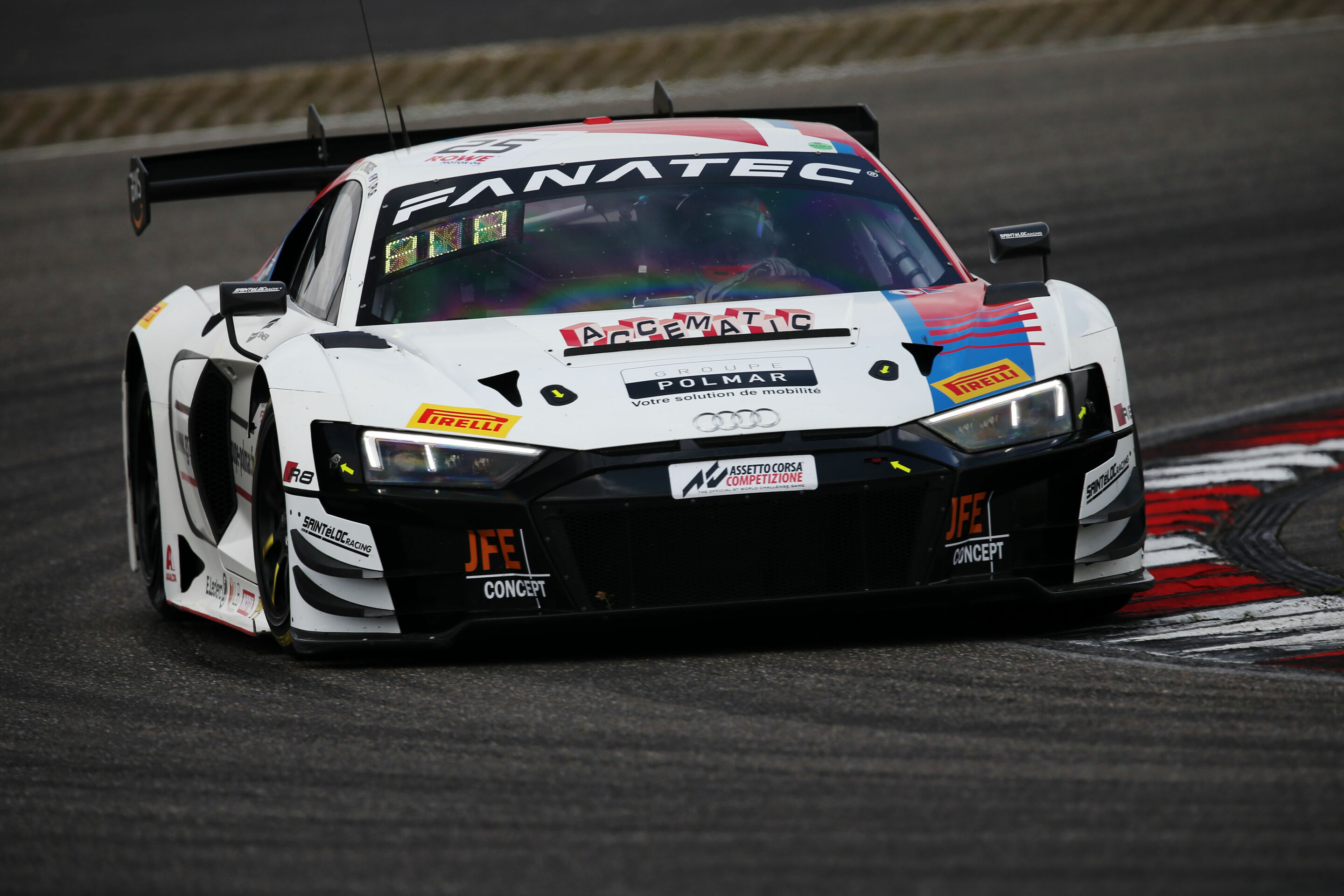 GT World Challenge Europe 2024 - Audi R8 LMS #25 (Saintéloc Racing), Paul Evrard/Gilles Magnus/Jim Pla
