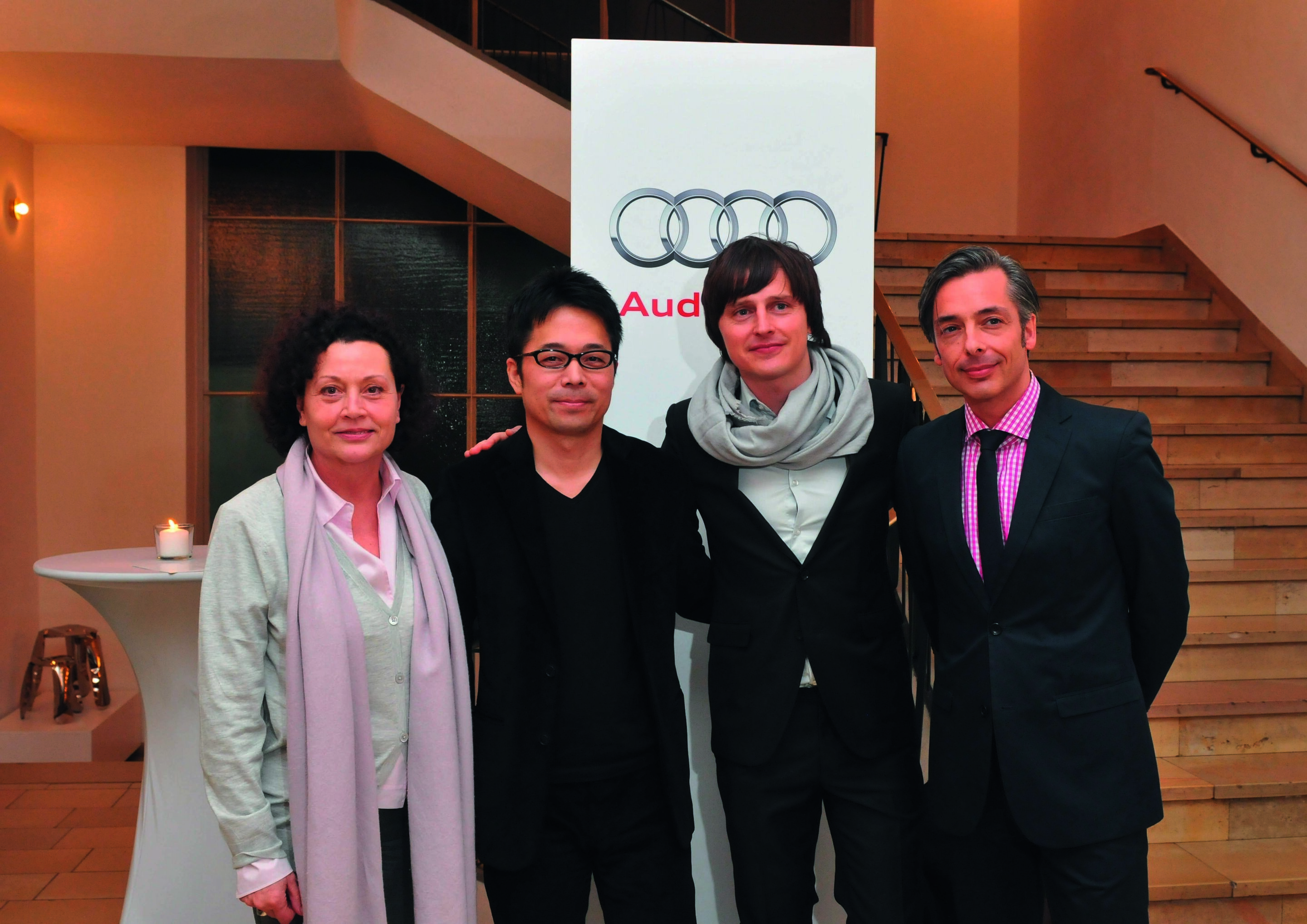 Audi Mentor Preis bei A&W am 16.01.2011 in Köln - Barbara Friedrich, Tokujin Yoshioko, Oskar Zieta und Christian Labonte