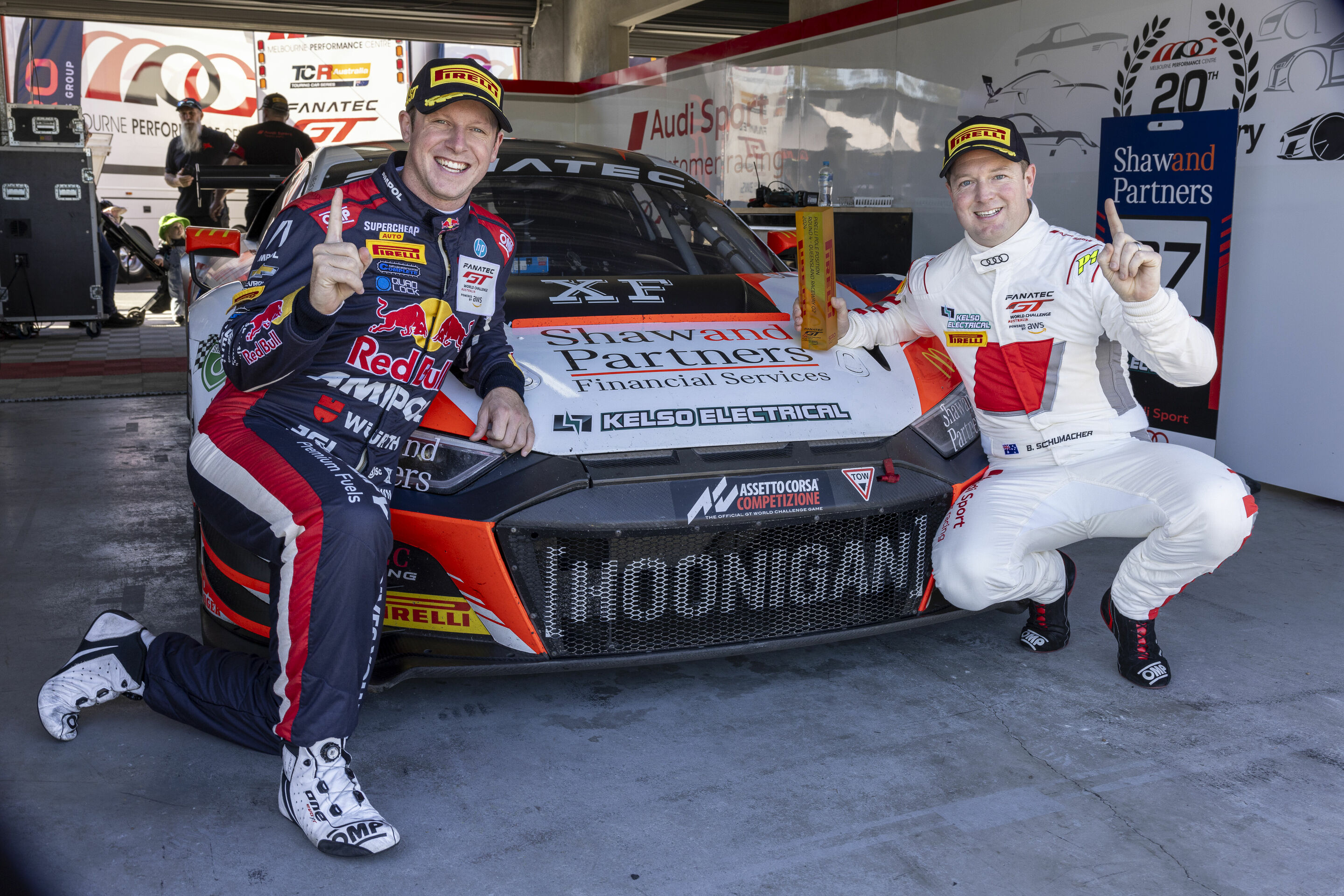 GT World Challenge Australia 2024 - Audi R8 LMS #87 (Shaw & Partners/Kelso Electrical), Will Brown/Brad Schumacher