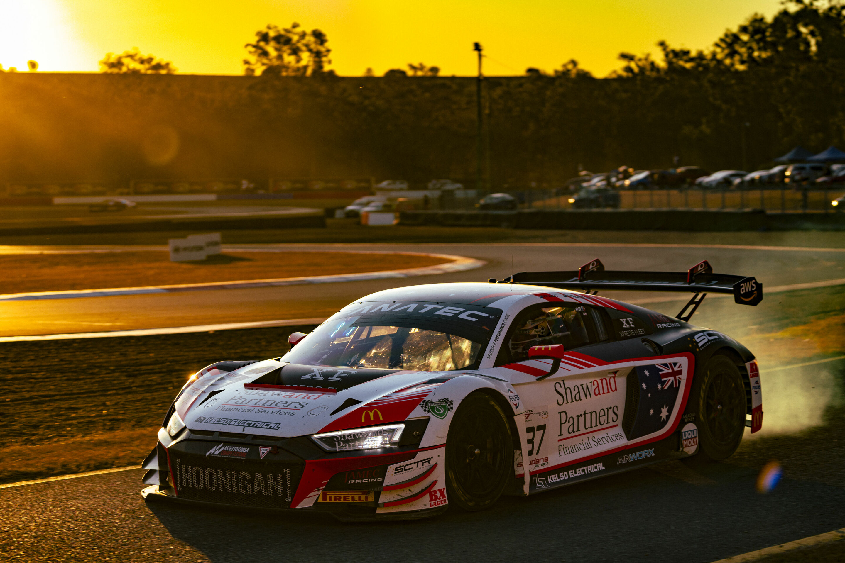 GT World Challenge Australia 2024 - Audi R8 LMS #87 (Shaw & Partners/Kelso Electrical), Will Brown/Brad Schumacher