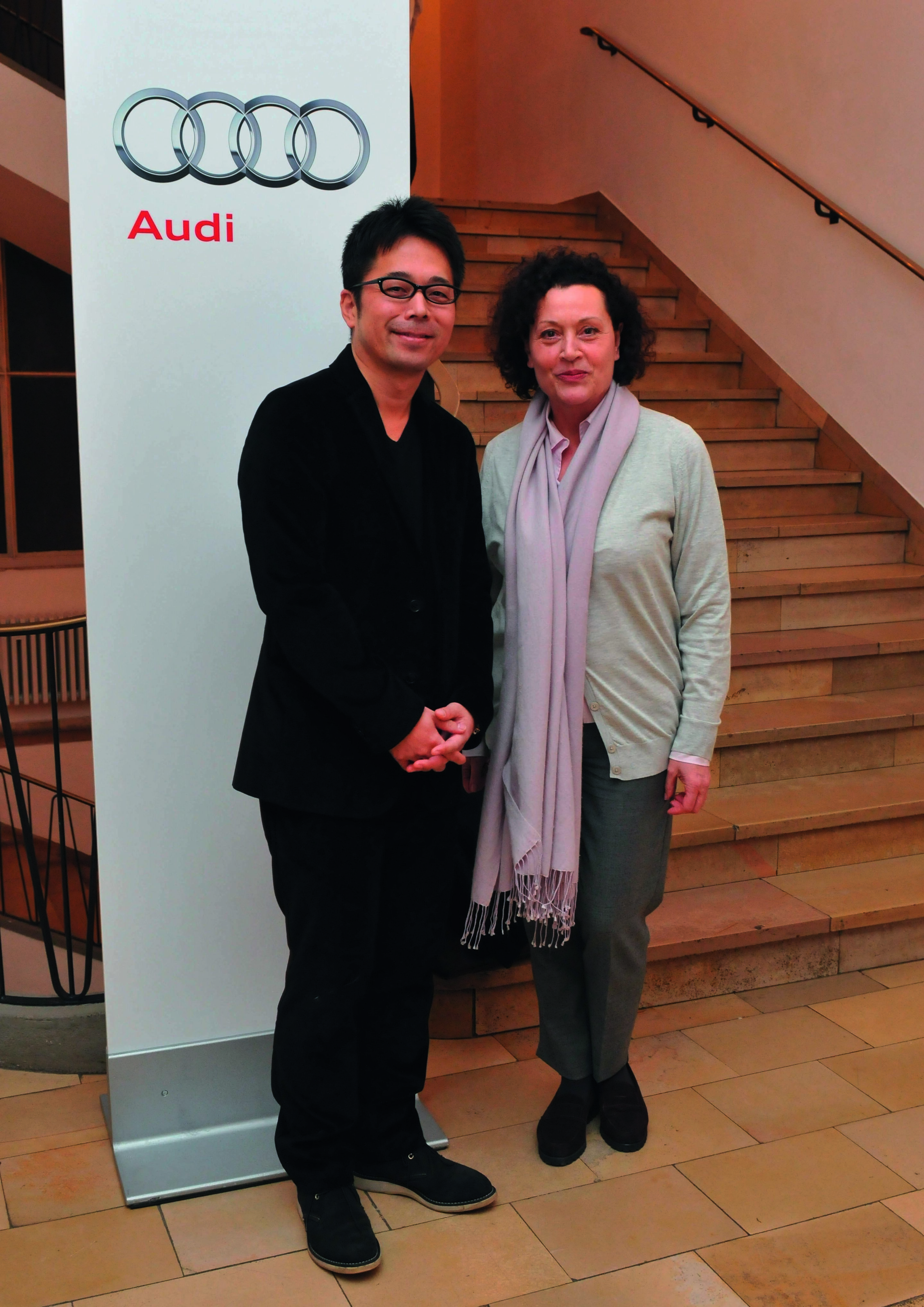 Audi Mentor Preis bei A&W am 16.01.2011 in Köln - Tokujin Yoshioko und Barbara Friedrich