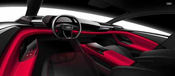 Skizze - Audi A6 e-tron - Design Skizze