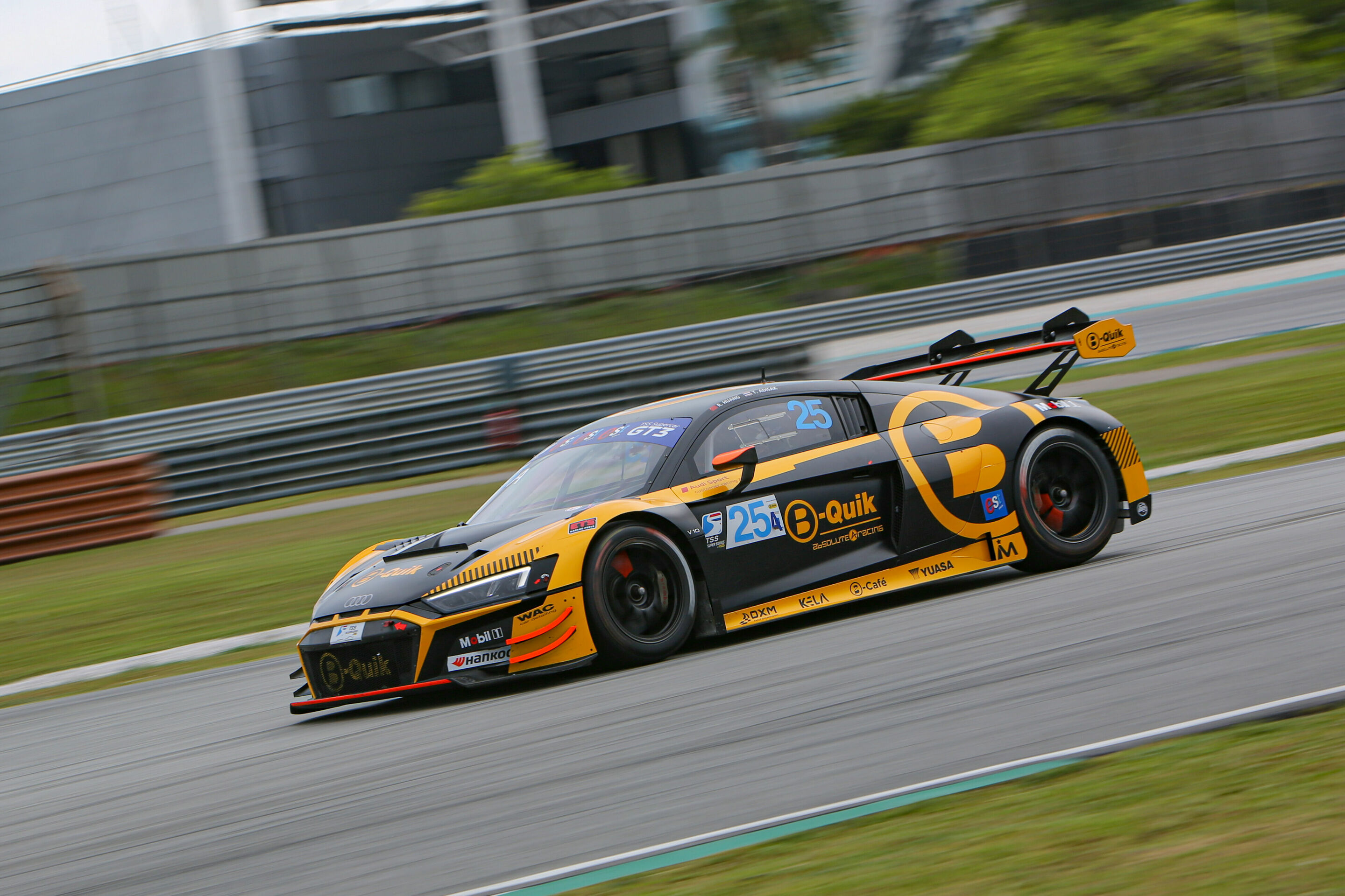Thailand Super Series 2024 - Audi R8 LMS #25 (B-Quik Absolute Racing), Huang Ruohan/Adisak Tangphuncharoen