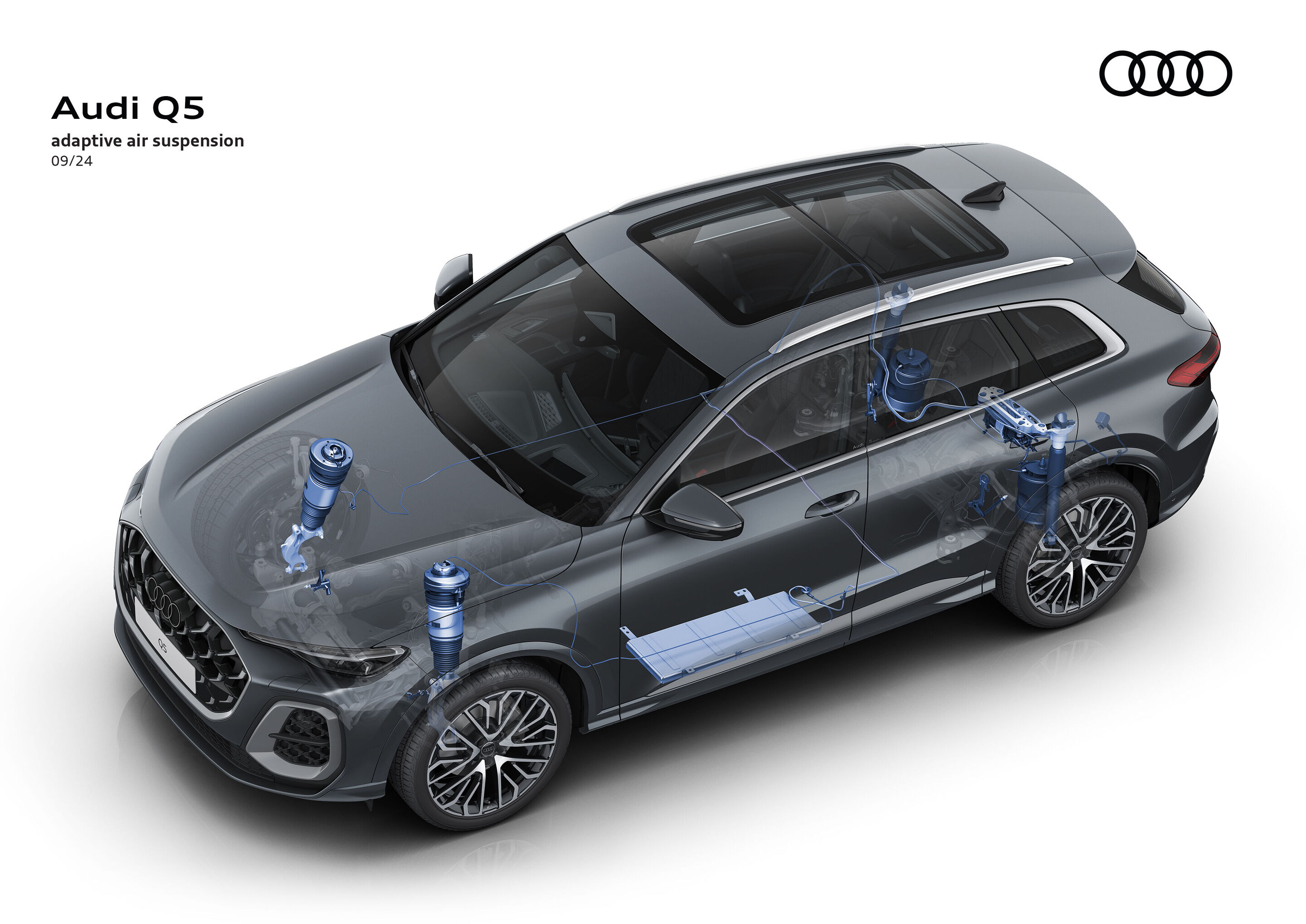 Illustration - Audi Q5 - Adaptive air suspension