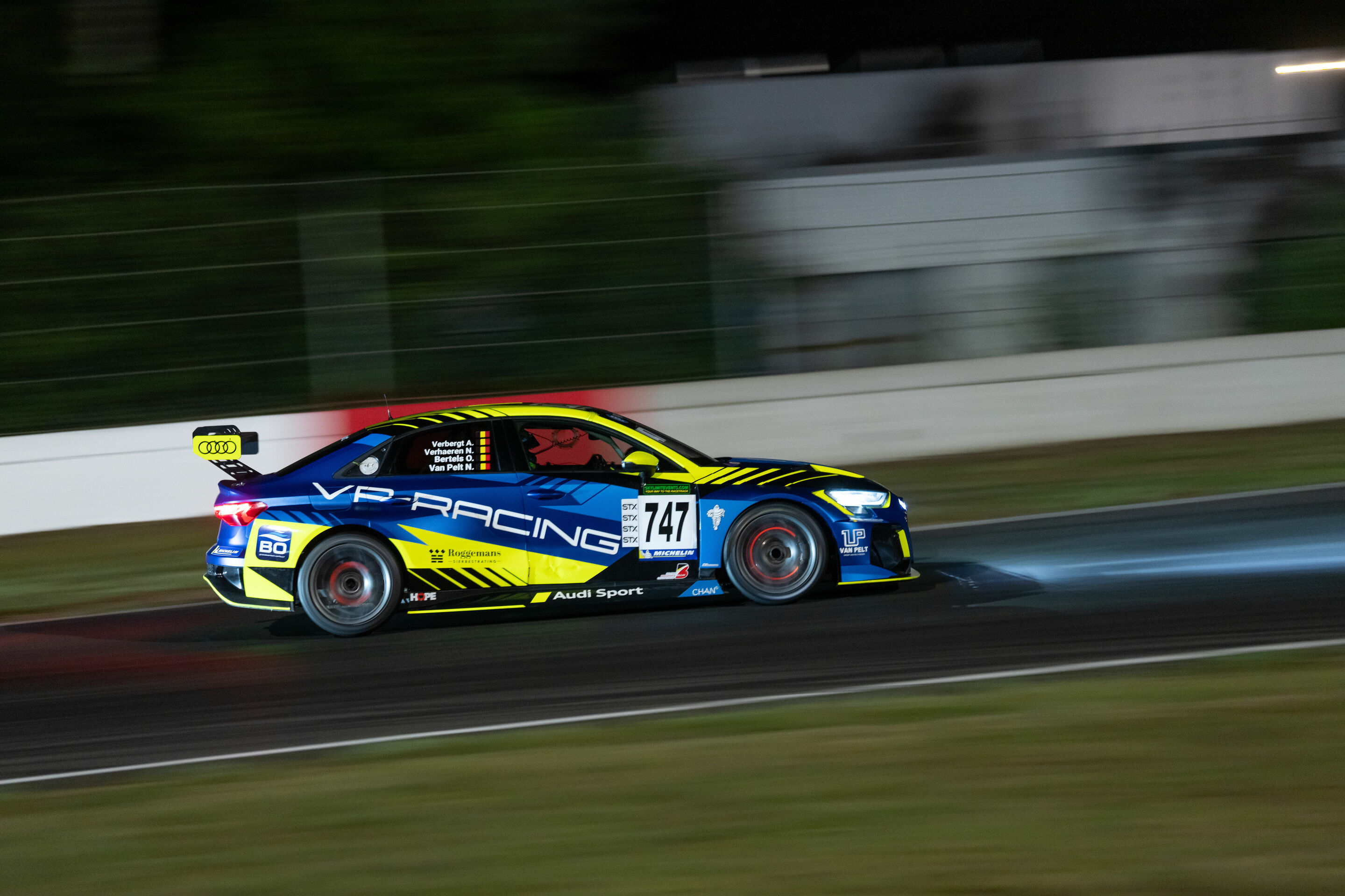 Belcar Endurance Championship 2024 - Audi RS 3 LMS #747 (VP-Racing), Olivier Bertels/Maxim Van Den Hove/Nick van Pelt/Alec Verbergt/Nygel Verhaeren