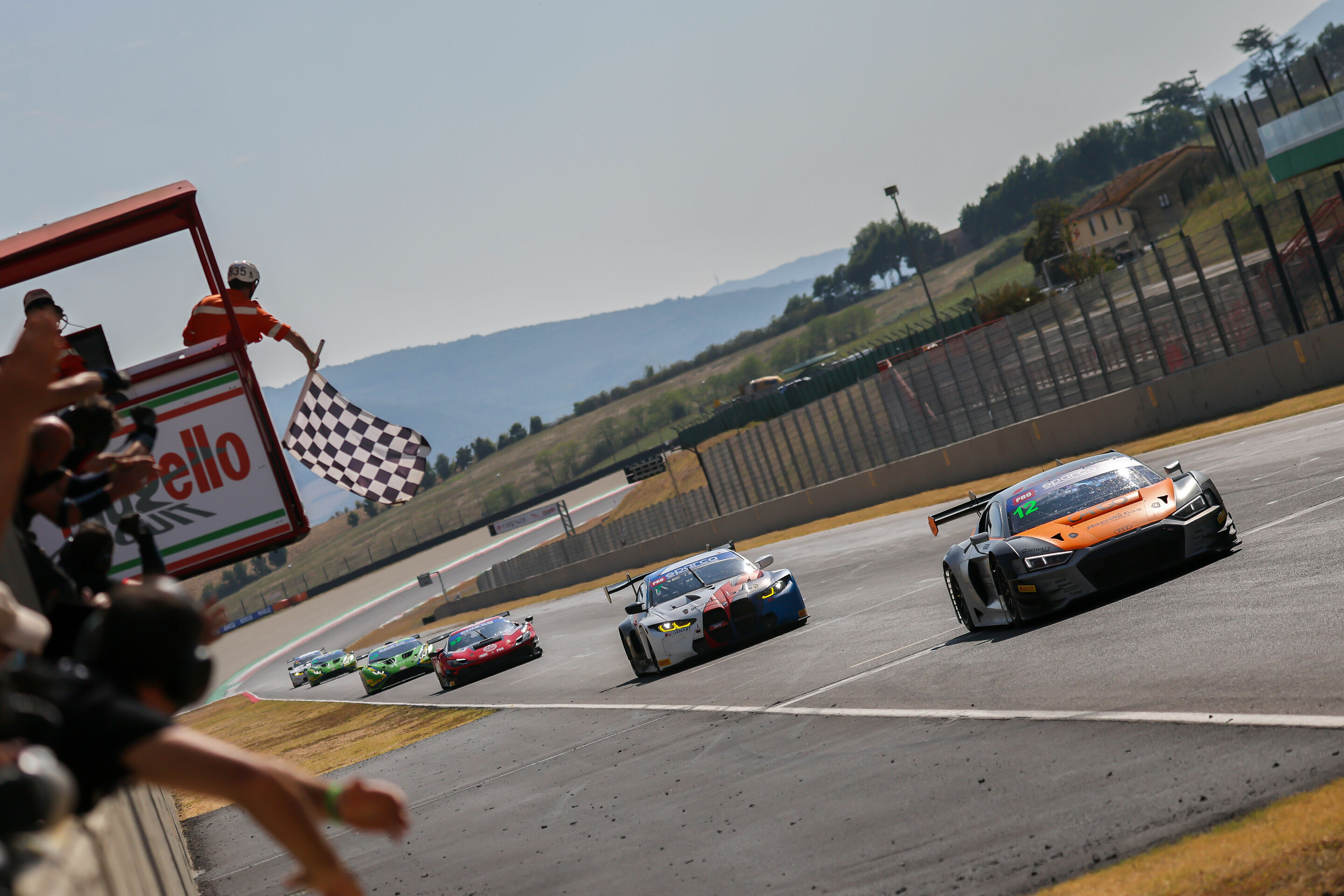 Campionato Italiano Gran Turismo 2024 - Audi R8 LMS #12 (Tresor Audi Sport Italia), Rocco Mazzola/Pietro Delli Guanti