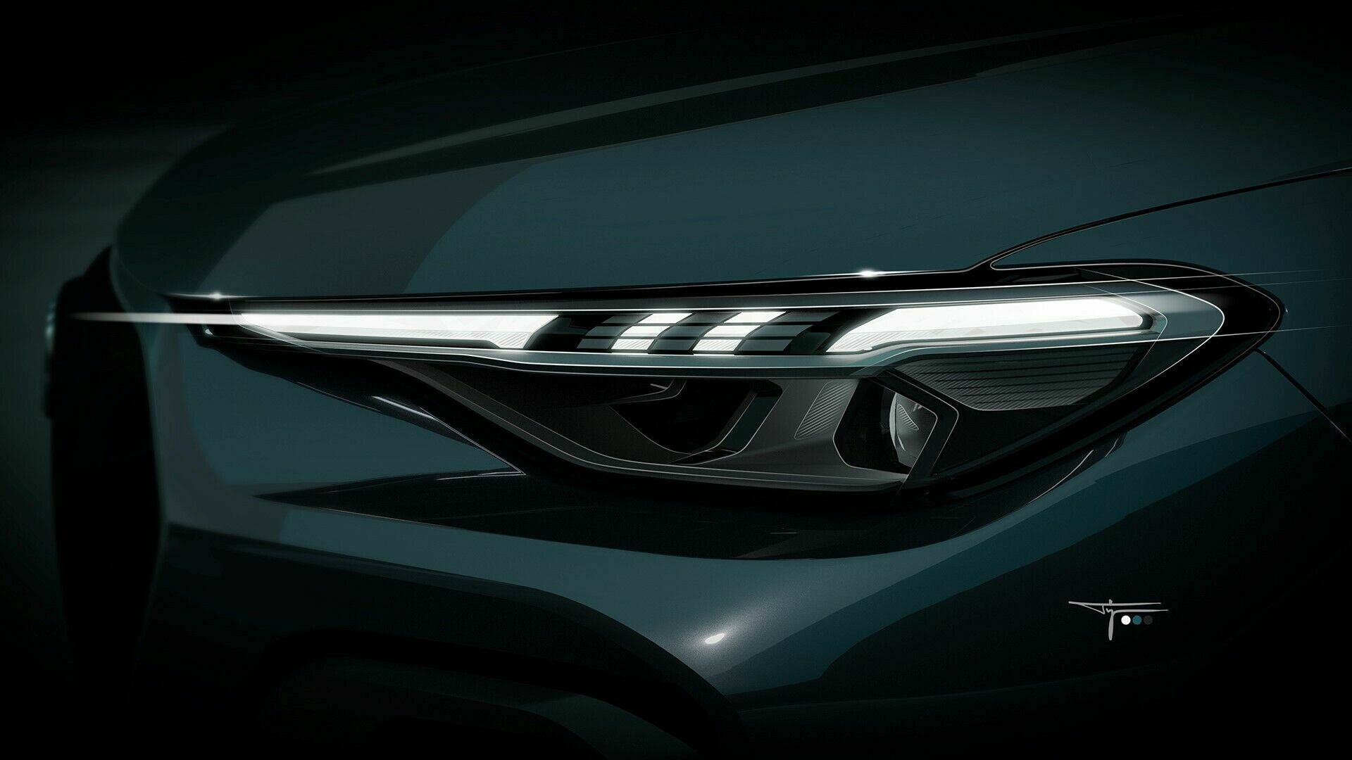 Skizze - Audi teilt ersten Blick auf den neuen Q5 - Der neue Audi Q5 wird am 2. September 2024 präsentiert.