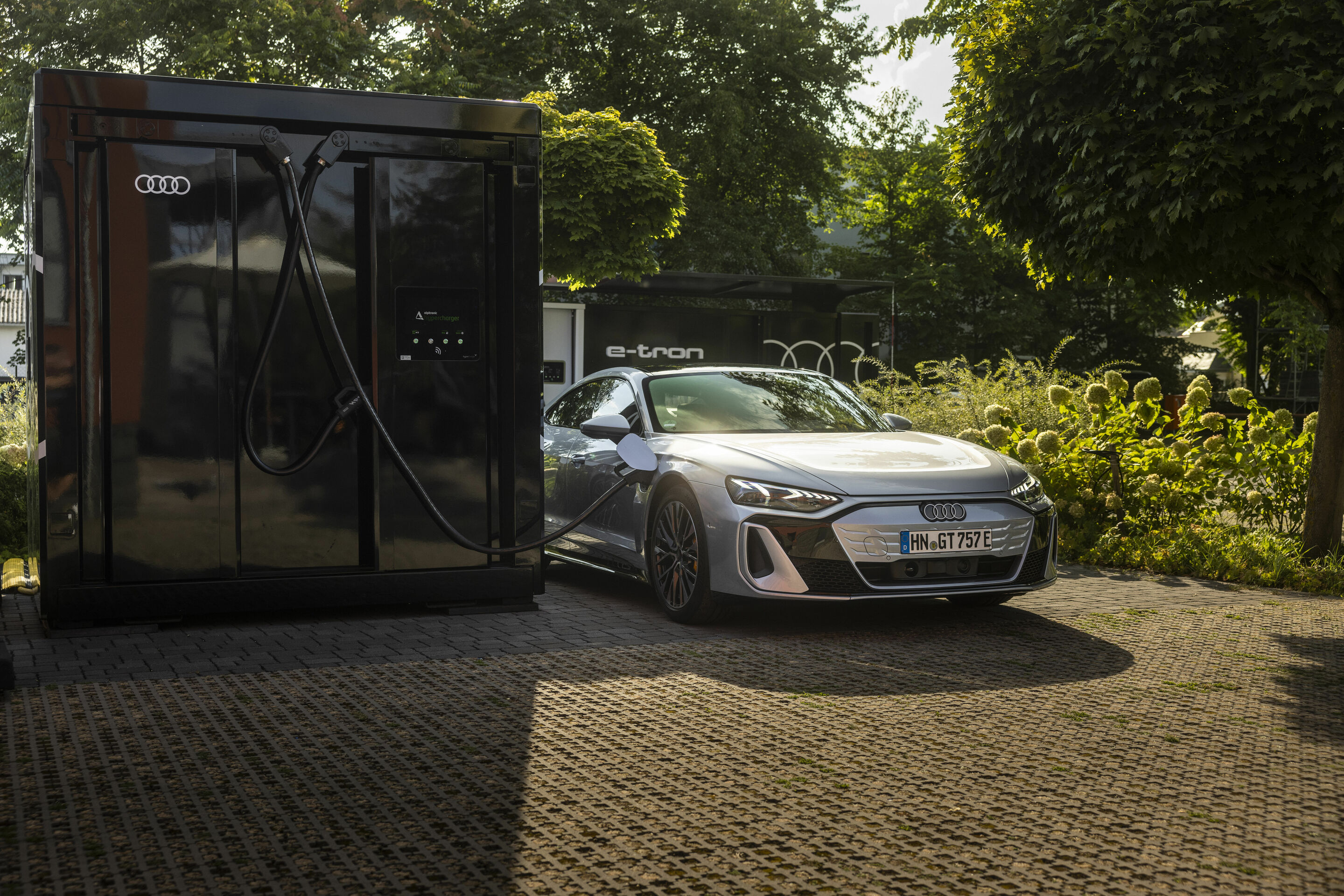Audi S e-tron GT - Standaufnahme,
Farbe: Florettsilber Metallic