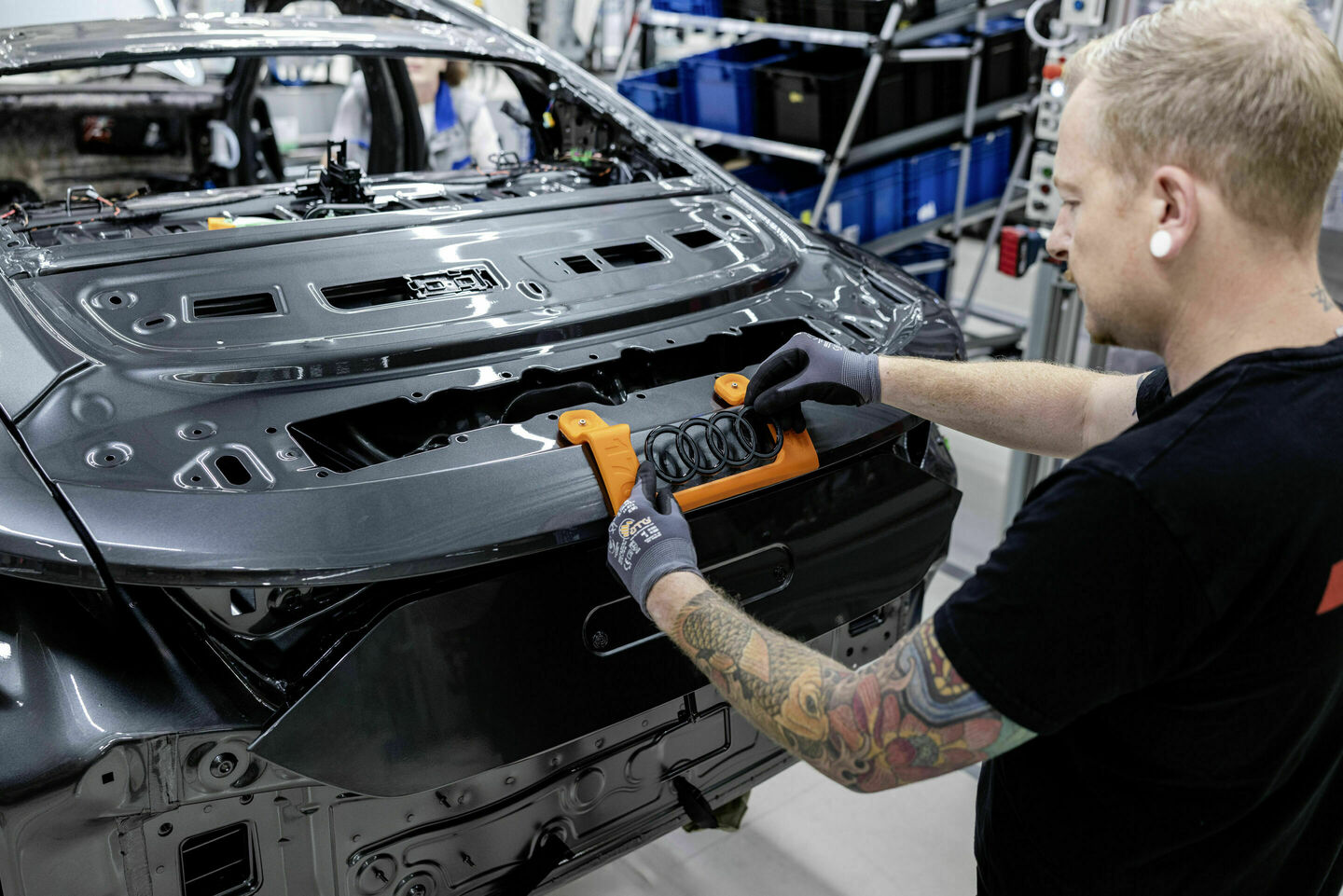 Audi RS e-tron GT performance, Audi e-tron GT - Assembly of the Audi e-tron GT at Böllinger Höfe.