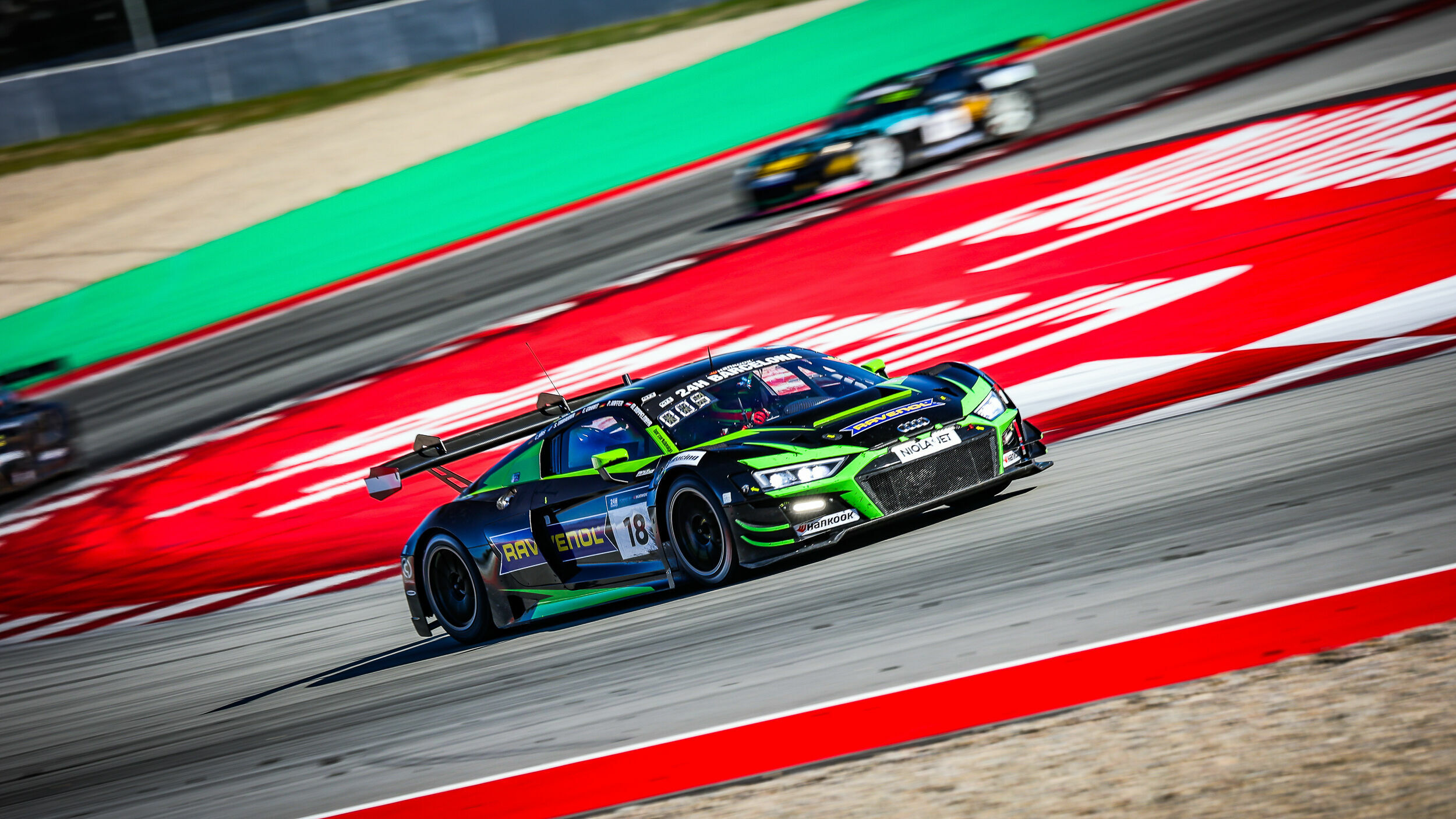 24H Series 2024 - Audi R8 LMS #18 (Saintéloc Racing), Michael Doppelmayr/Elia Erhart/Christer Jöns/Pierre Kaffer/ Stéphane Tribaudini