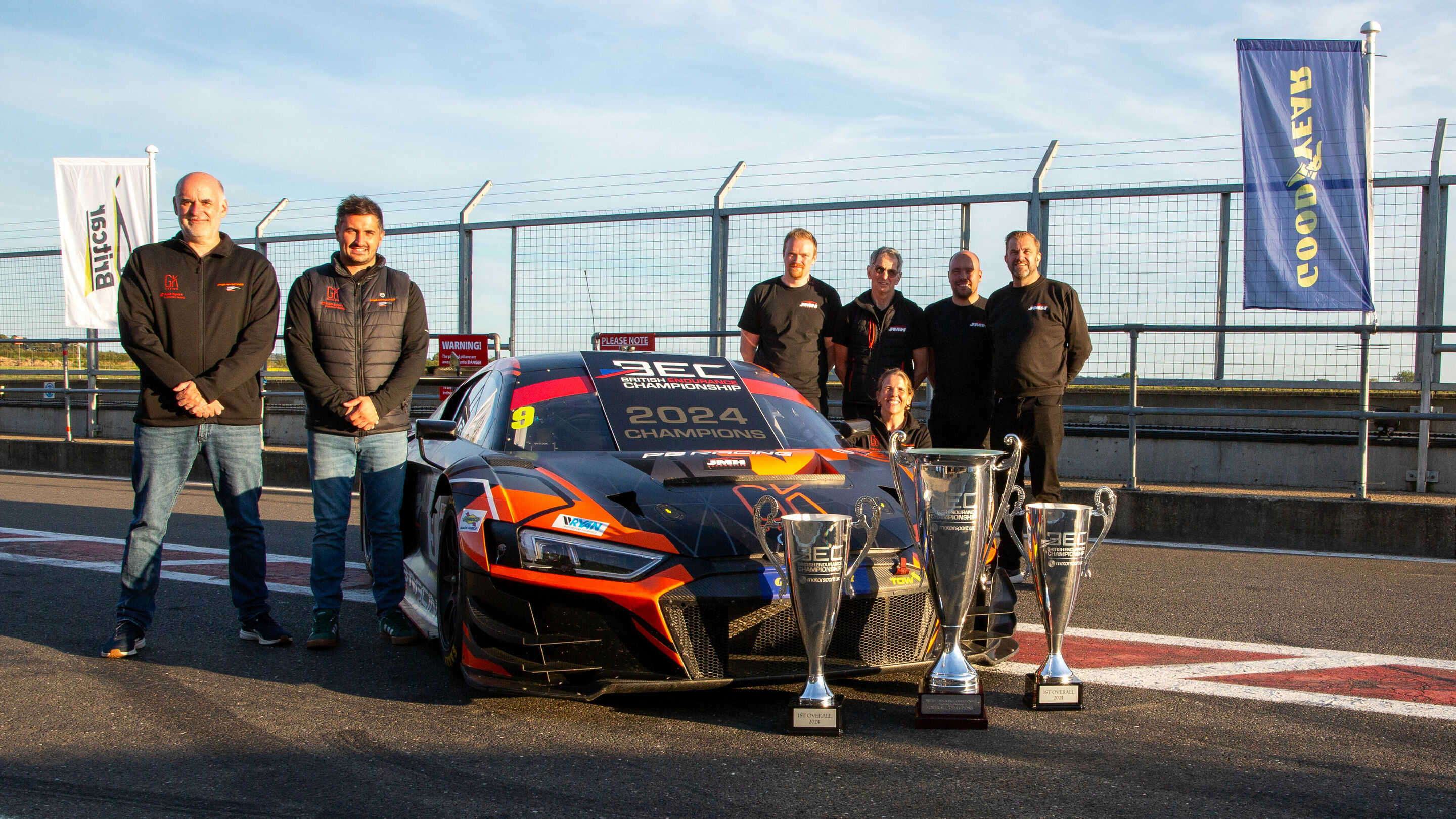 British Endurance Championship 2024 - Audi R8 LMS #9 (PB Racing by JMH), Marcus Clutton/Peter Erceg
