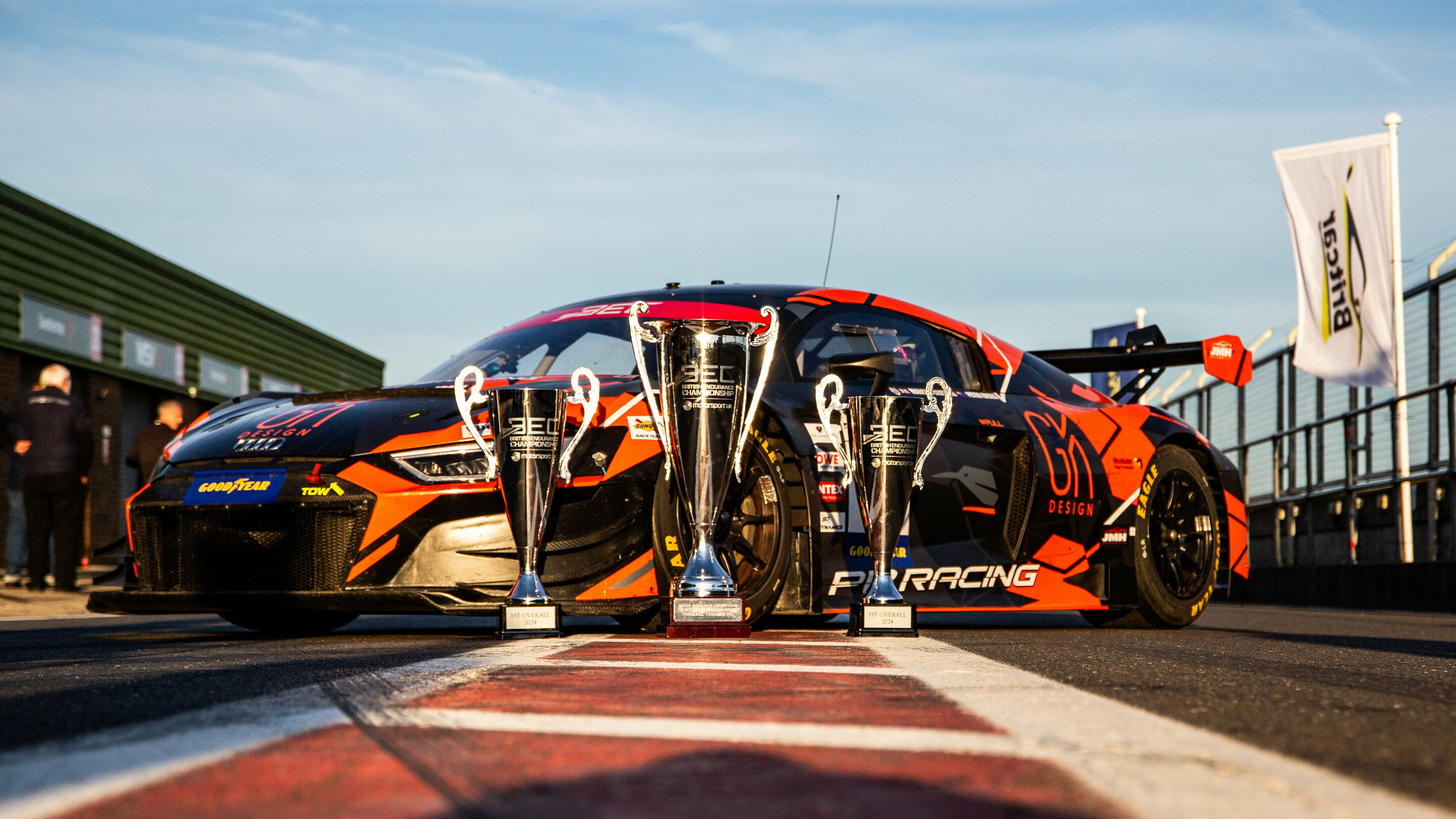 British Endurance Championship 2024 - Audi R8 LMS #9 (PB Racing by JMH), Marcus Clutton/Peter Erceg