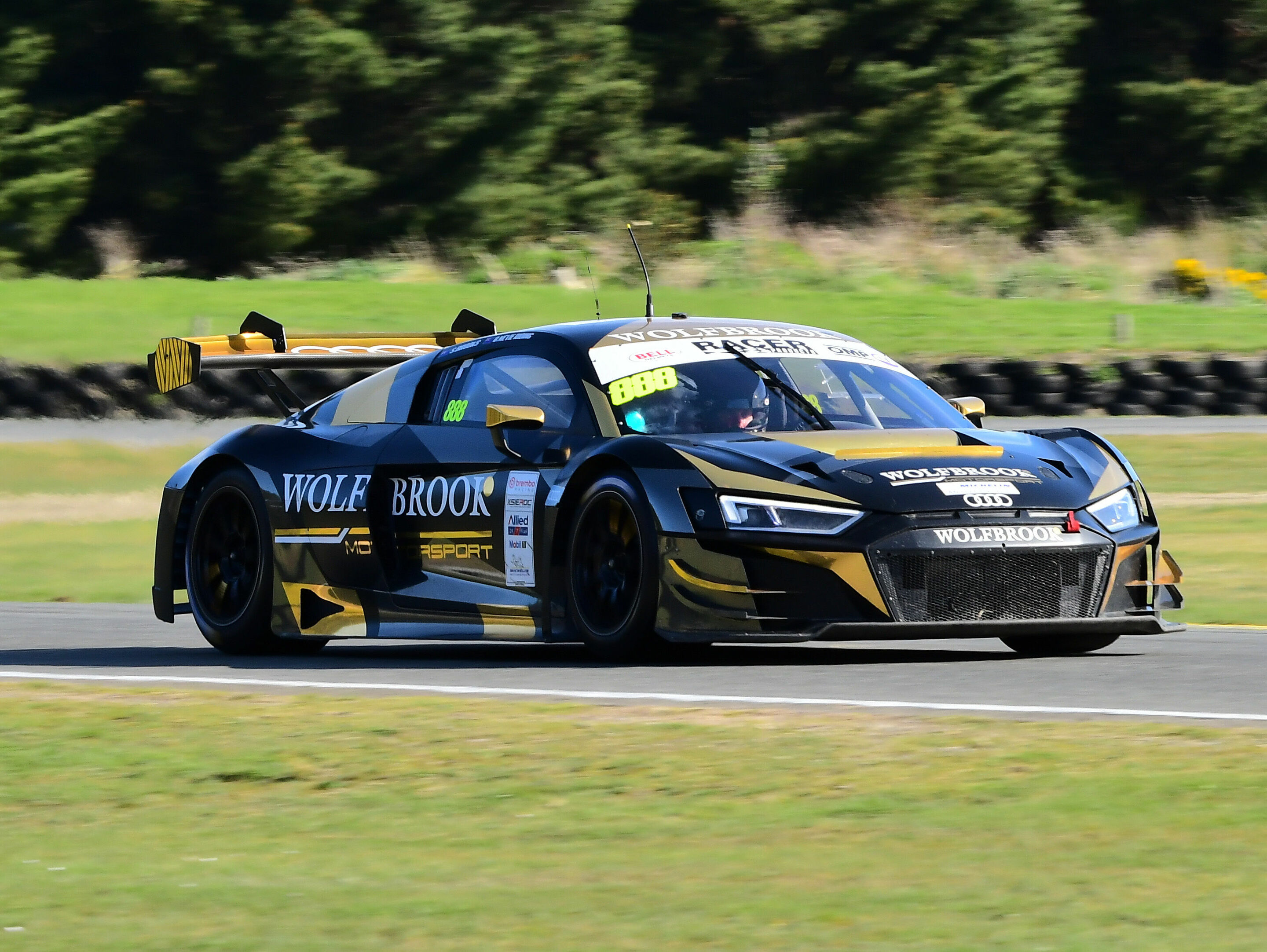South Island Endurance Series 2024 - Audi R8 LMS #888 (Wolfbrook), Steve Brooks/Bill Riding