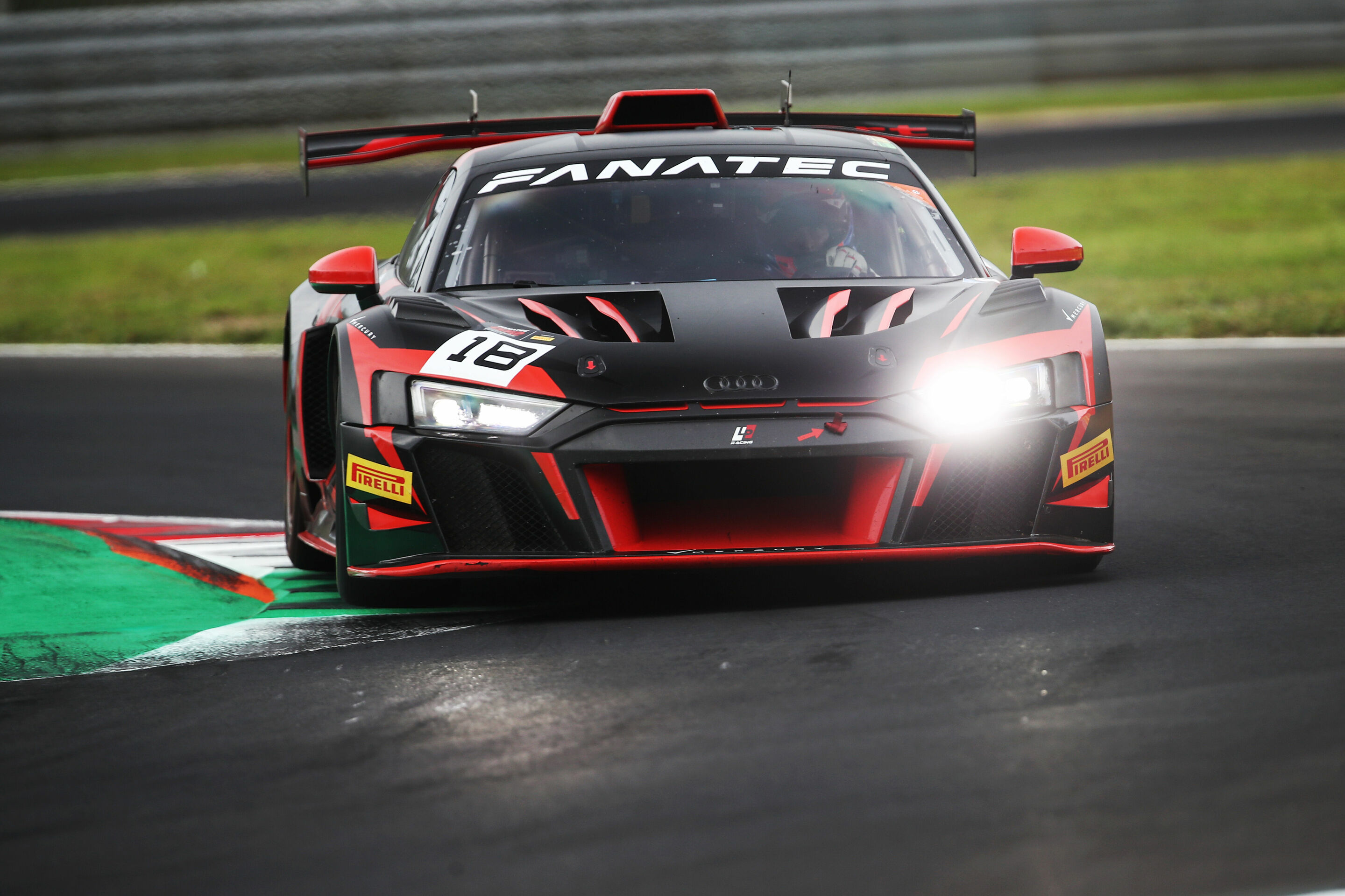 GT2 European Series 2024 - Audi R8 LMS GT2 #18 (LP Racing), Phillipe Chatelet/Pierre Kaffer
