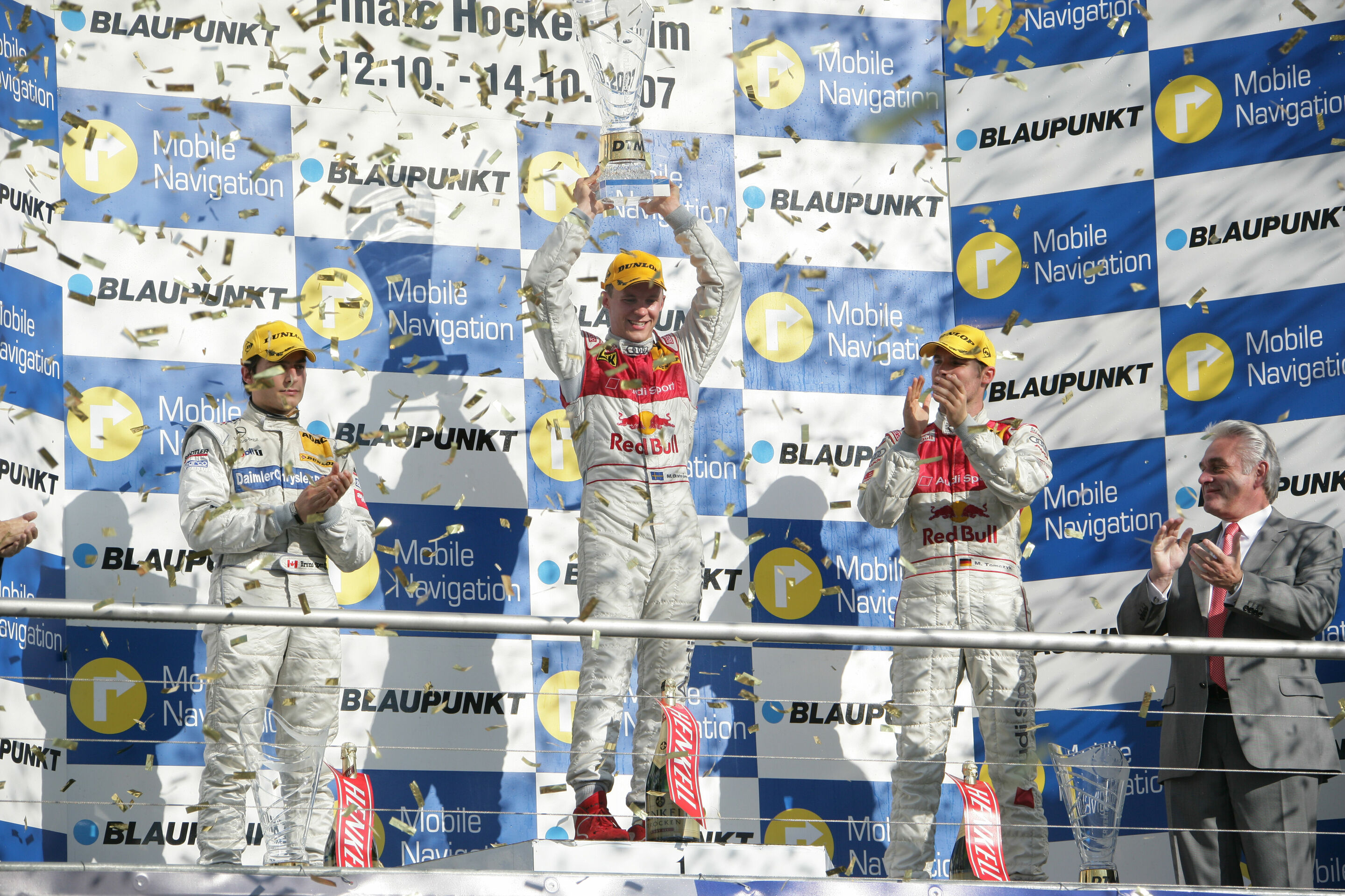 DTM Hockenheim 2007 - Mattias Ekström, DTM-Champion 2007
