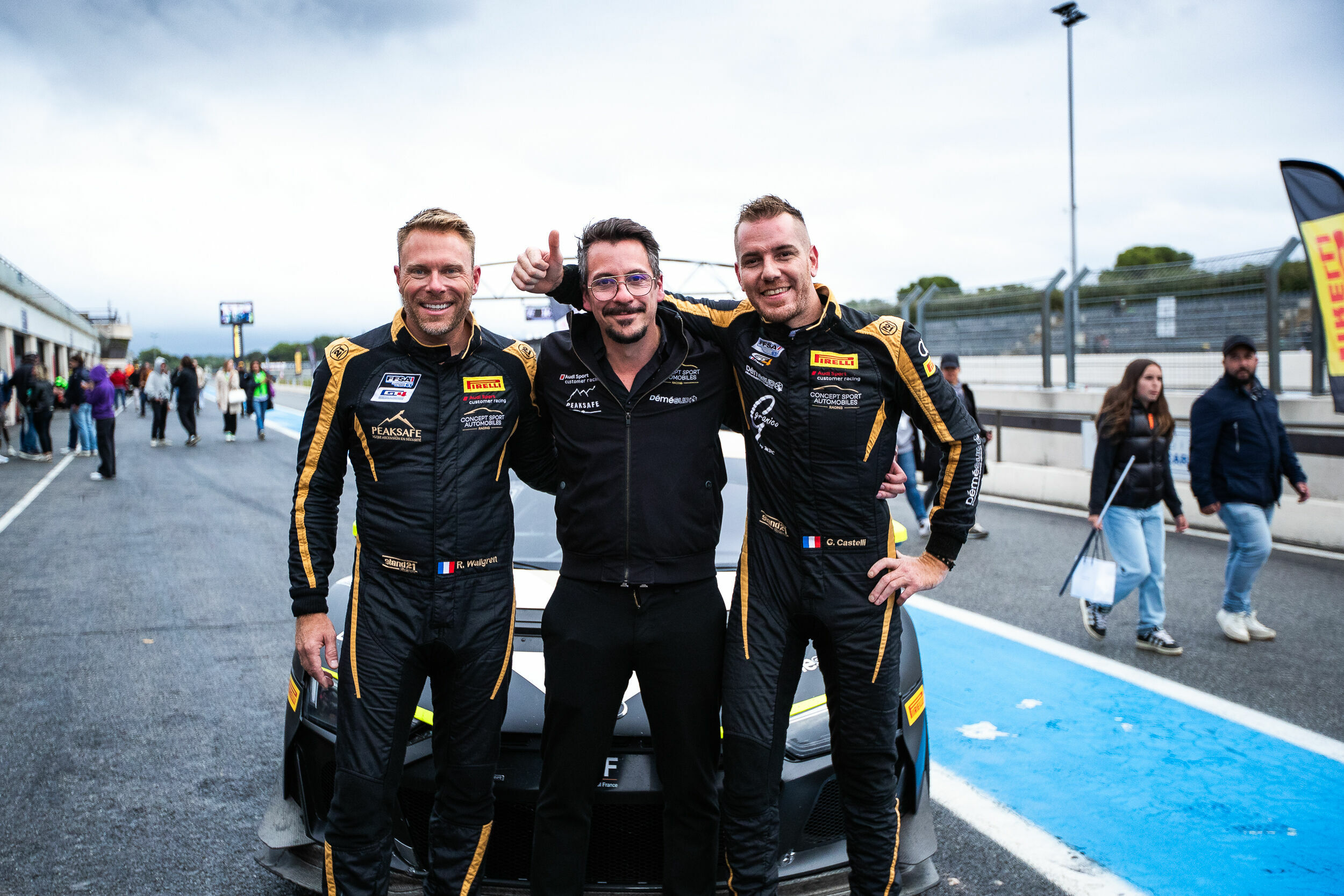 GT4 France 2024 - Rodolphe Wallgren, Kevin Chanas, Gaël Castelli