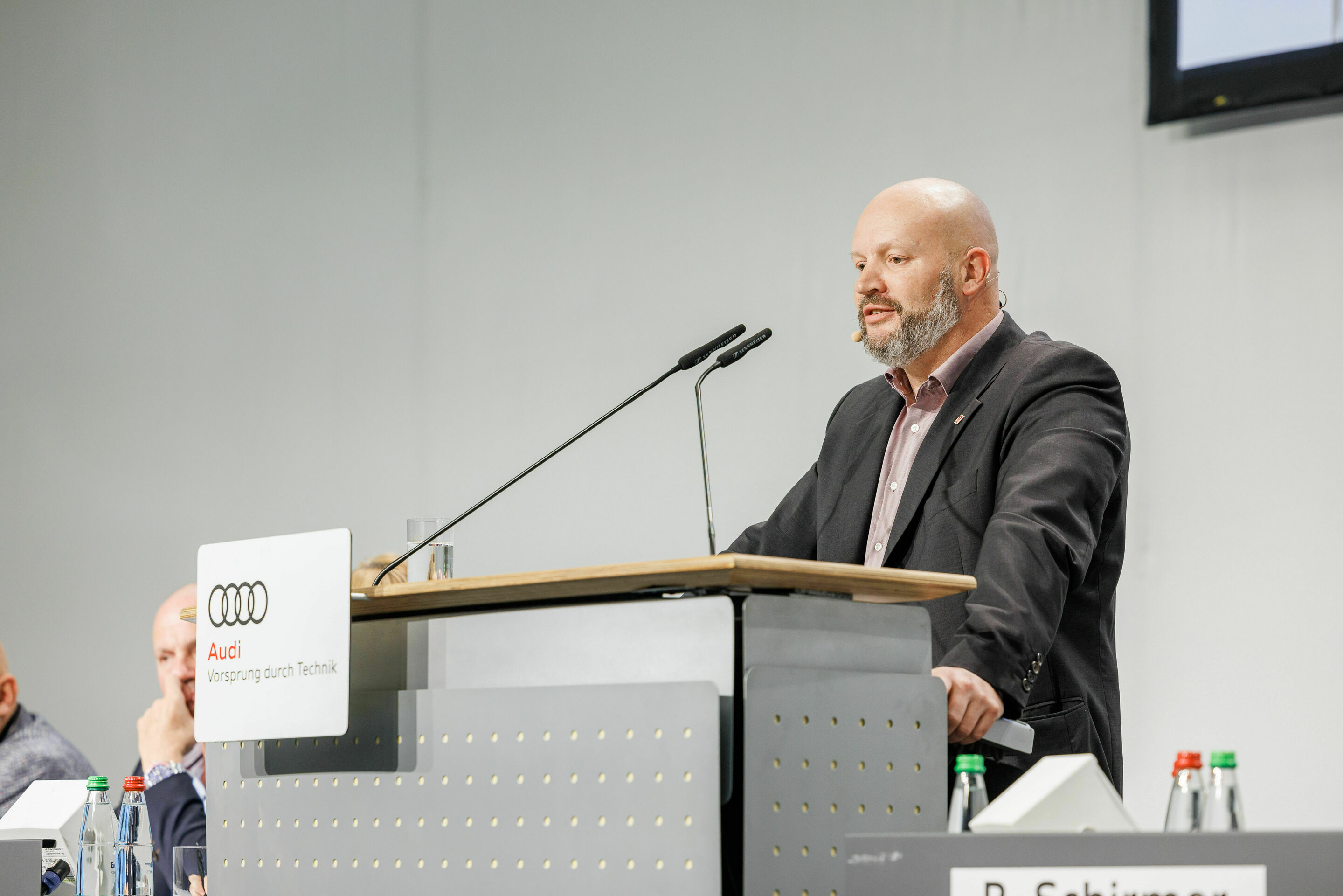 Betriebsversammlung Neckarsulm: Verlässliche Strategie statt Sparprogramm gefordert - Jens Stammler, Mitglied des Gesamtbetriebsrats