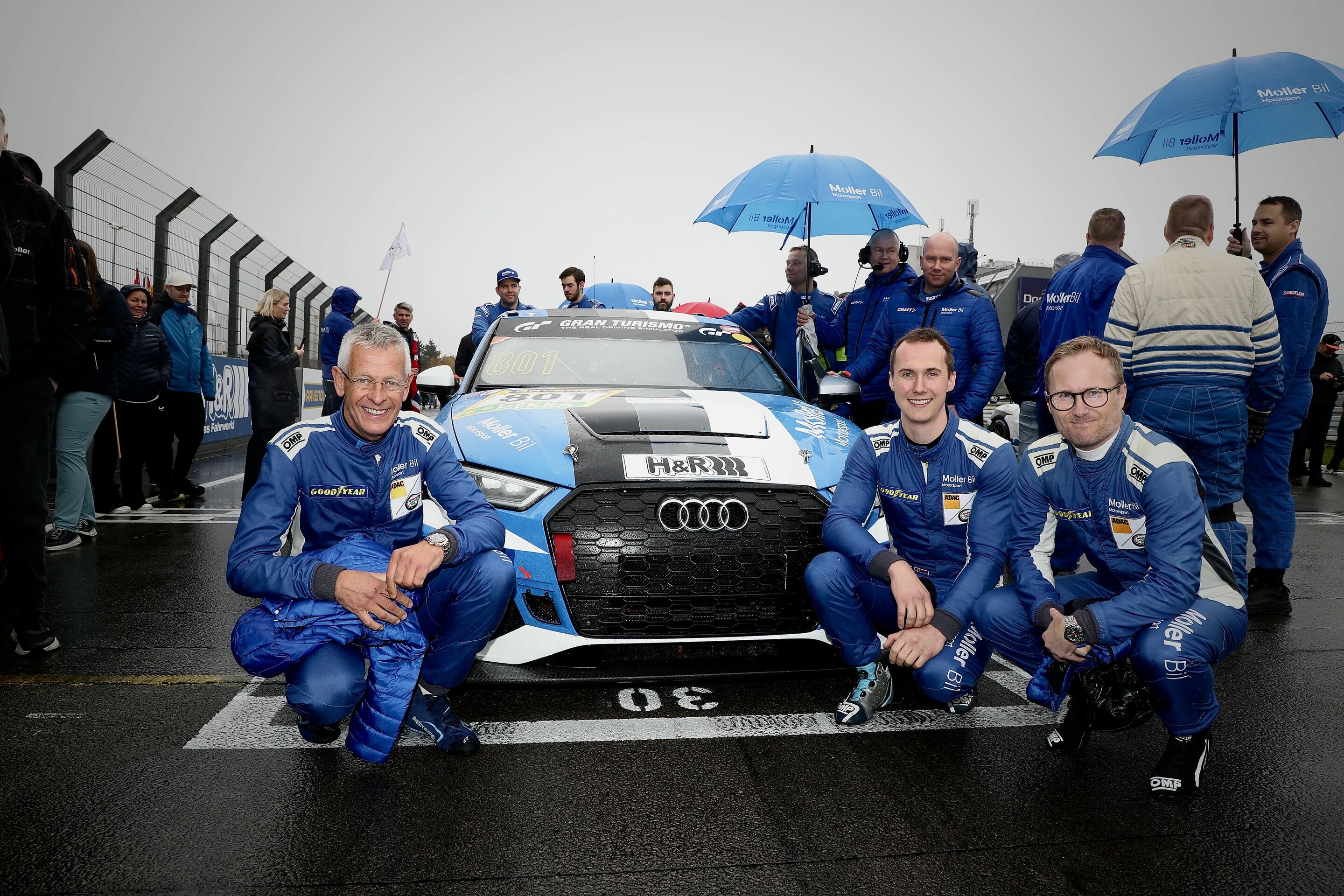 Nürburgring Langstrecken-Serie 2024 - Audi RS 3 LMS #801 (Møller Bil Motorsport), Atle Gulbrandsen/Kenneth Østvold/Håkon Schjærin