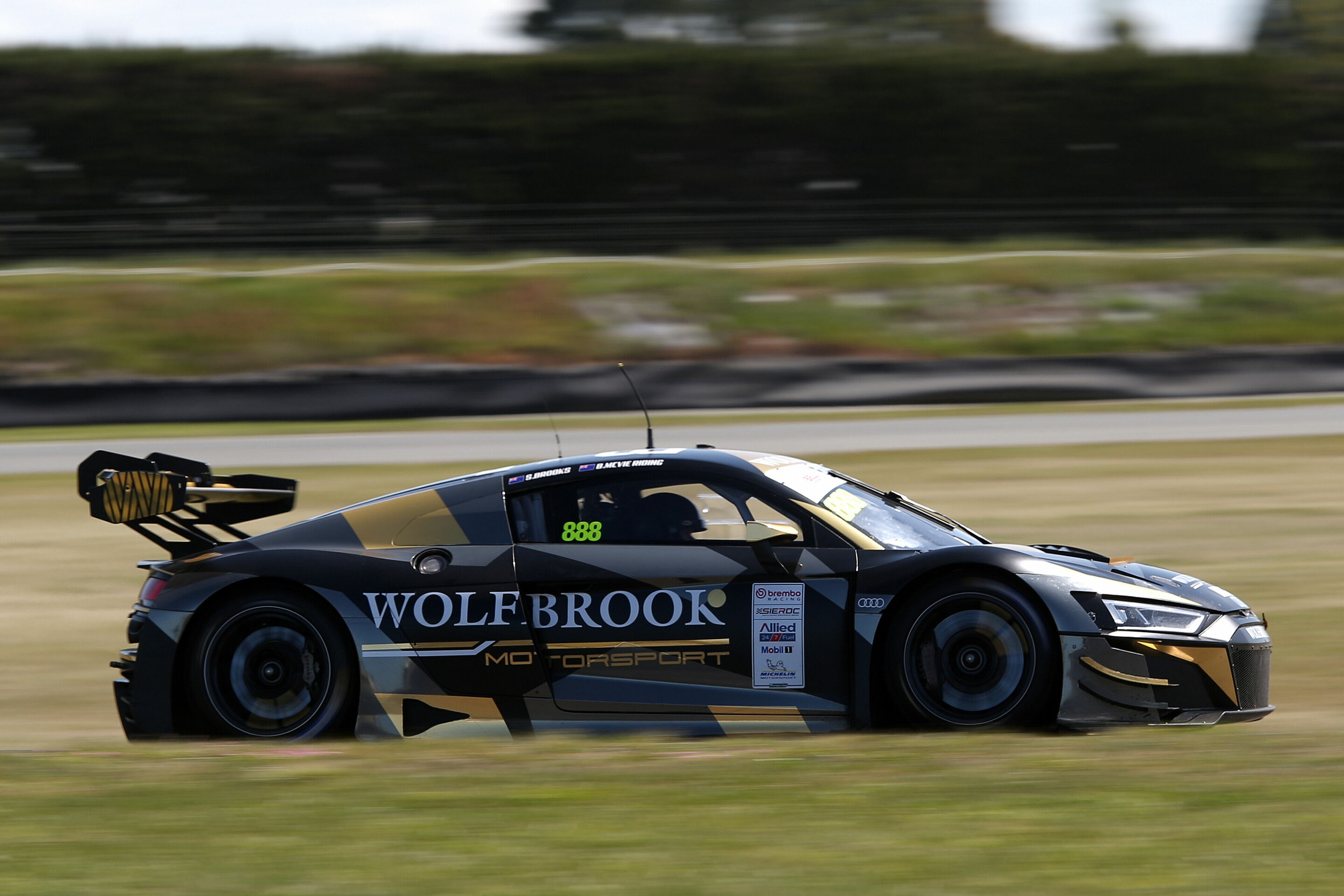 South Island Endurance Series 2024 - Audi R8 LMS #888 (Wolfbrook Motorsport), Steve Brooks/Bill Riding