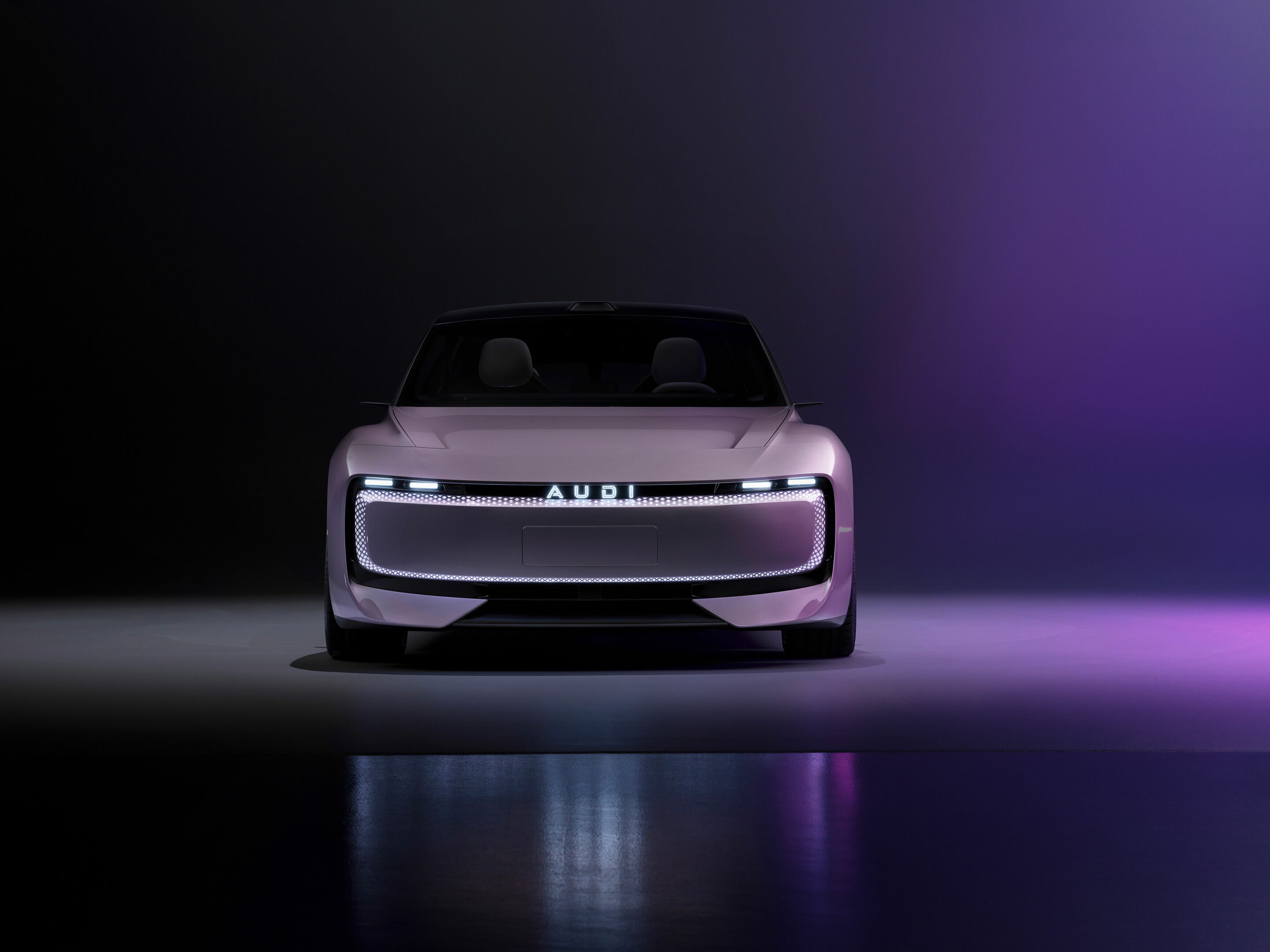 AUDI E concept - Standaufnahme, 
Farbe: Morning Haze