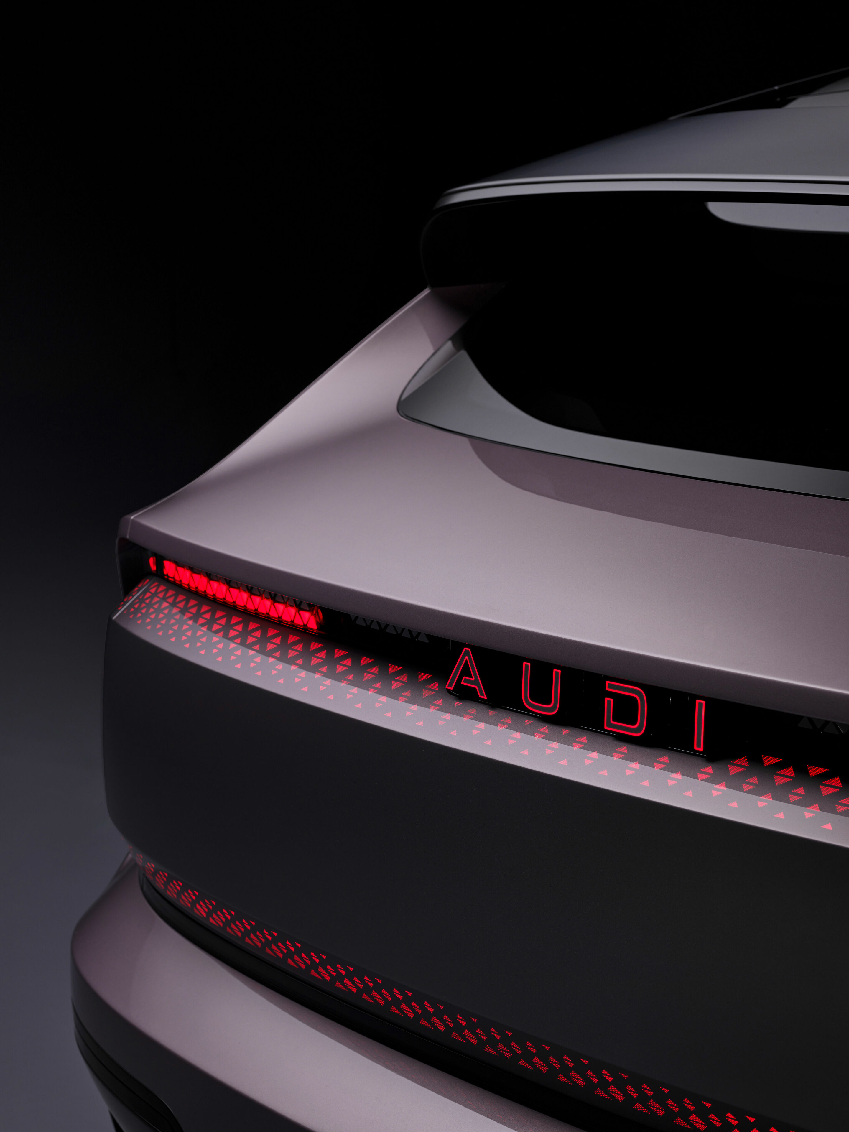 AUDI E concept - Detail, 
Farbe: Morning Haze