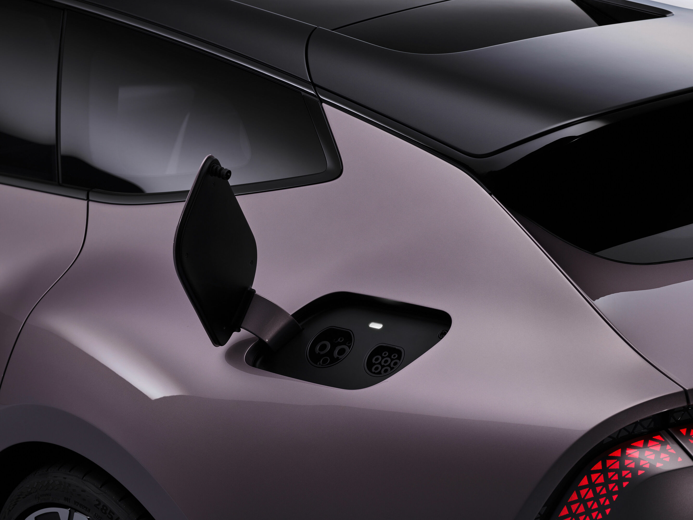 AUDI E concept - Detail, 
Farbe: Morning Haze