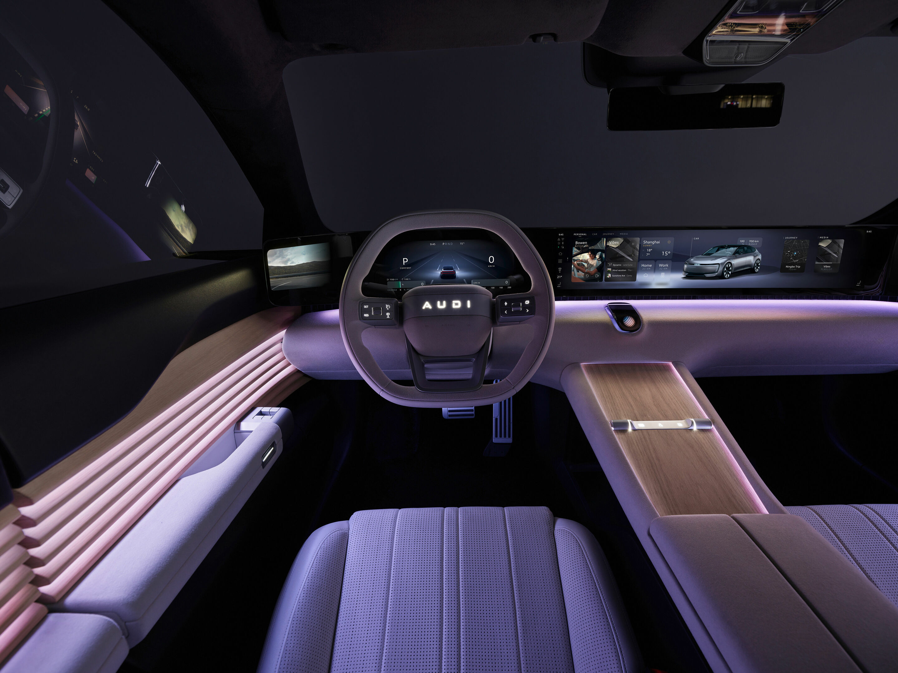 AUDI E concept - Cockpit