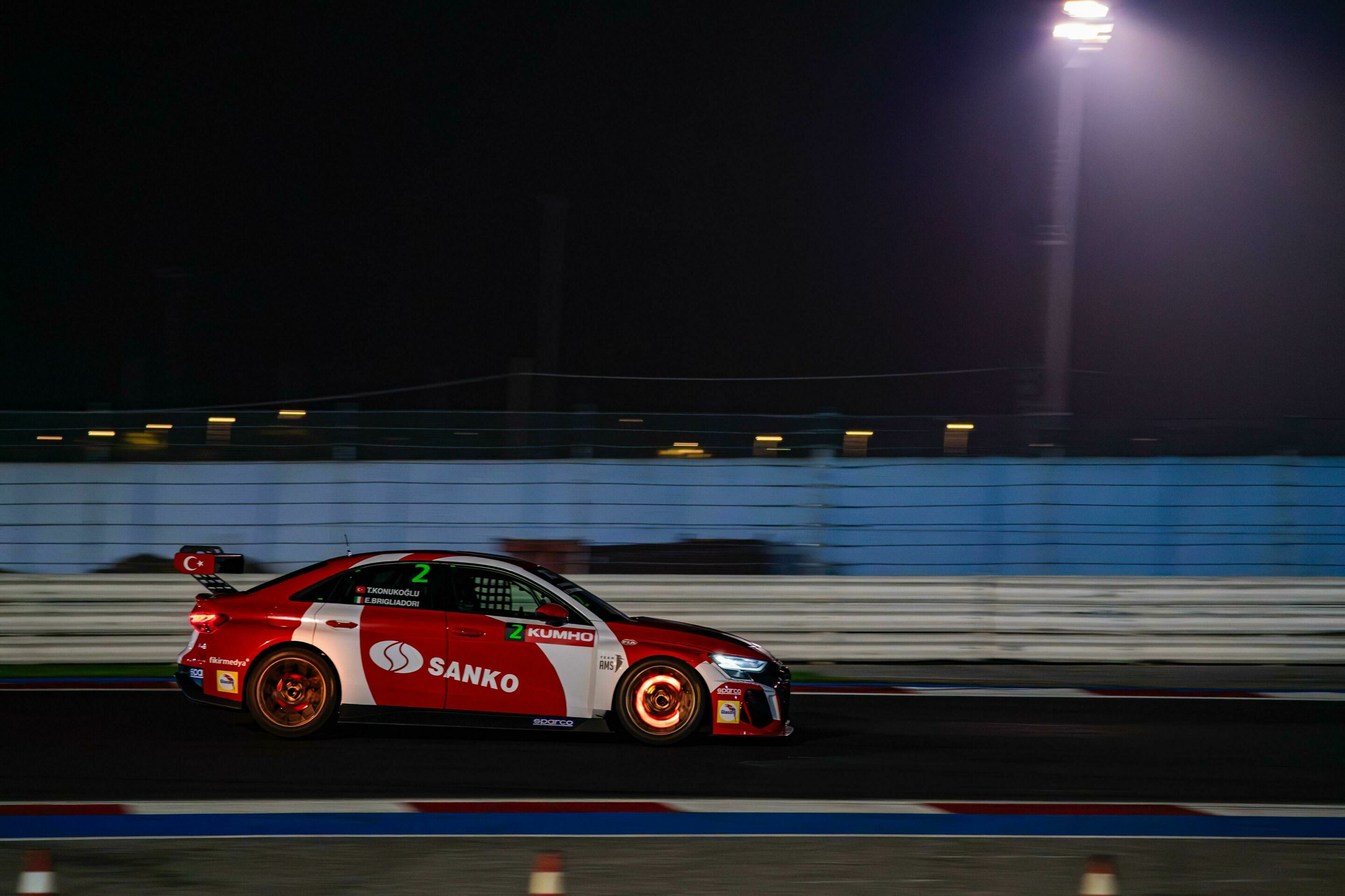 TCR European Endurance 2024 - Audi RS 3 LMS #2 (Texaco Team AMS), Turgut Konukoğlu/Eric Brigliadori