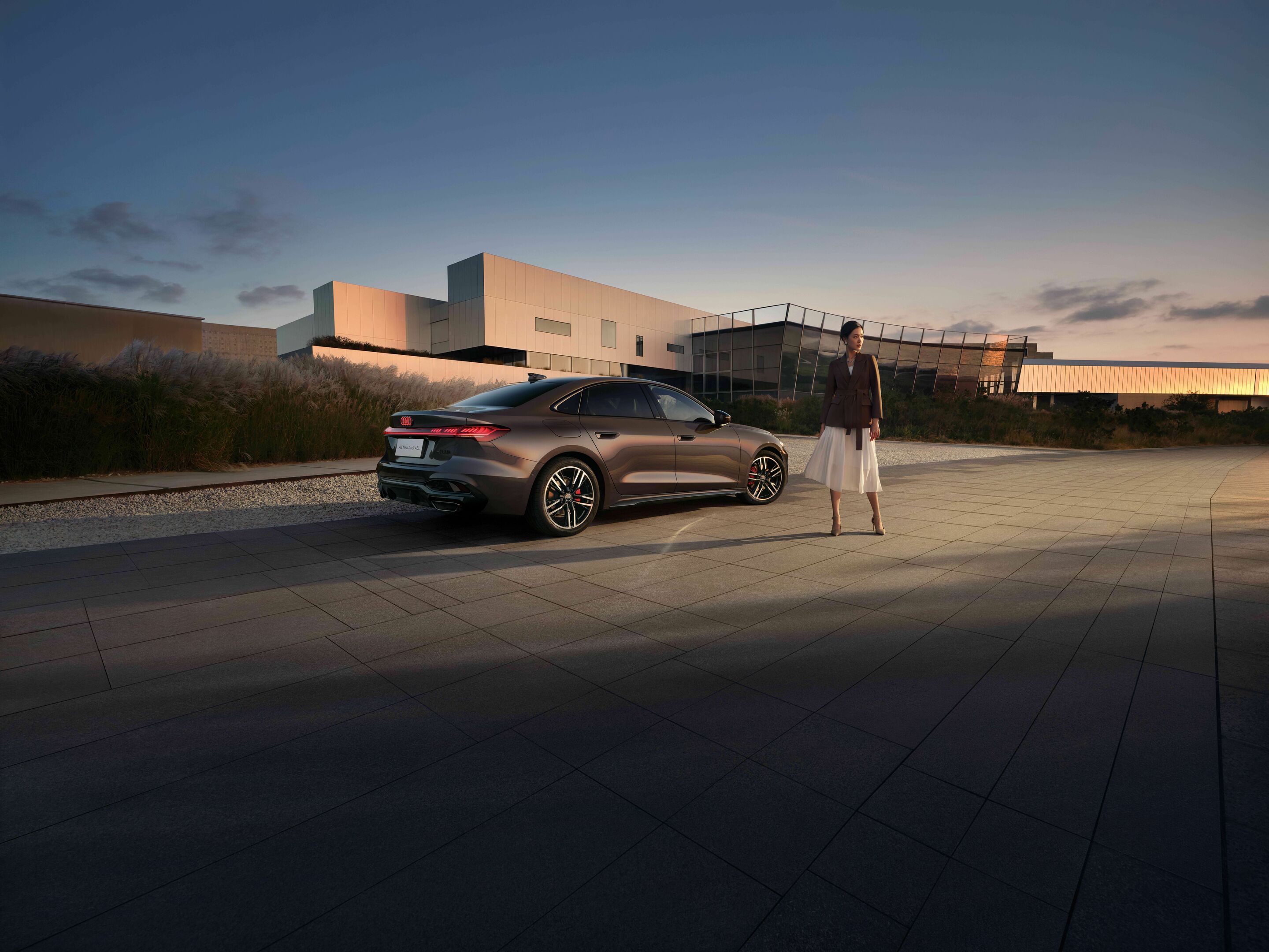 Audi auf der Auto Shanghai 2025 - Audi A5L 
Standaufnahme