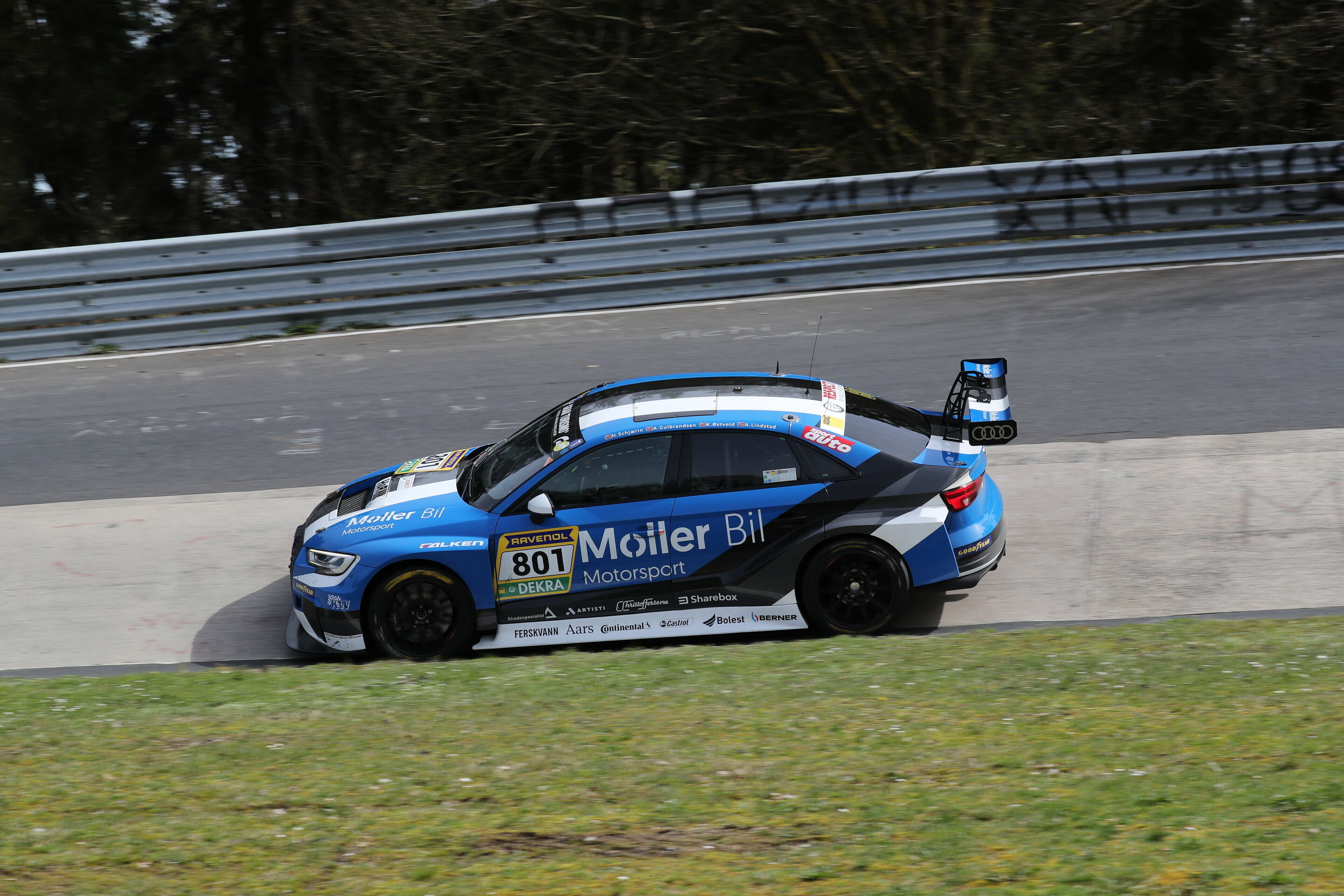 Nürburgring Langstrecken-Serie 2024 - Audi RS 3 LMS #801 (Møller Bil), Anders Lindstad/Kenneth Østvold/Håkon Schjærin