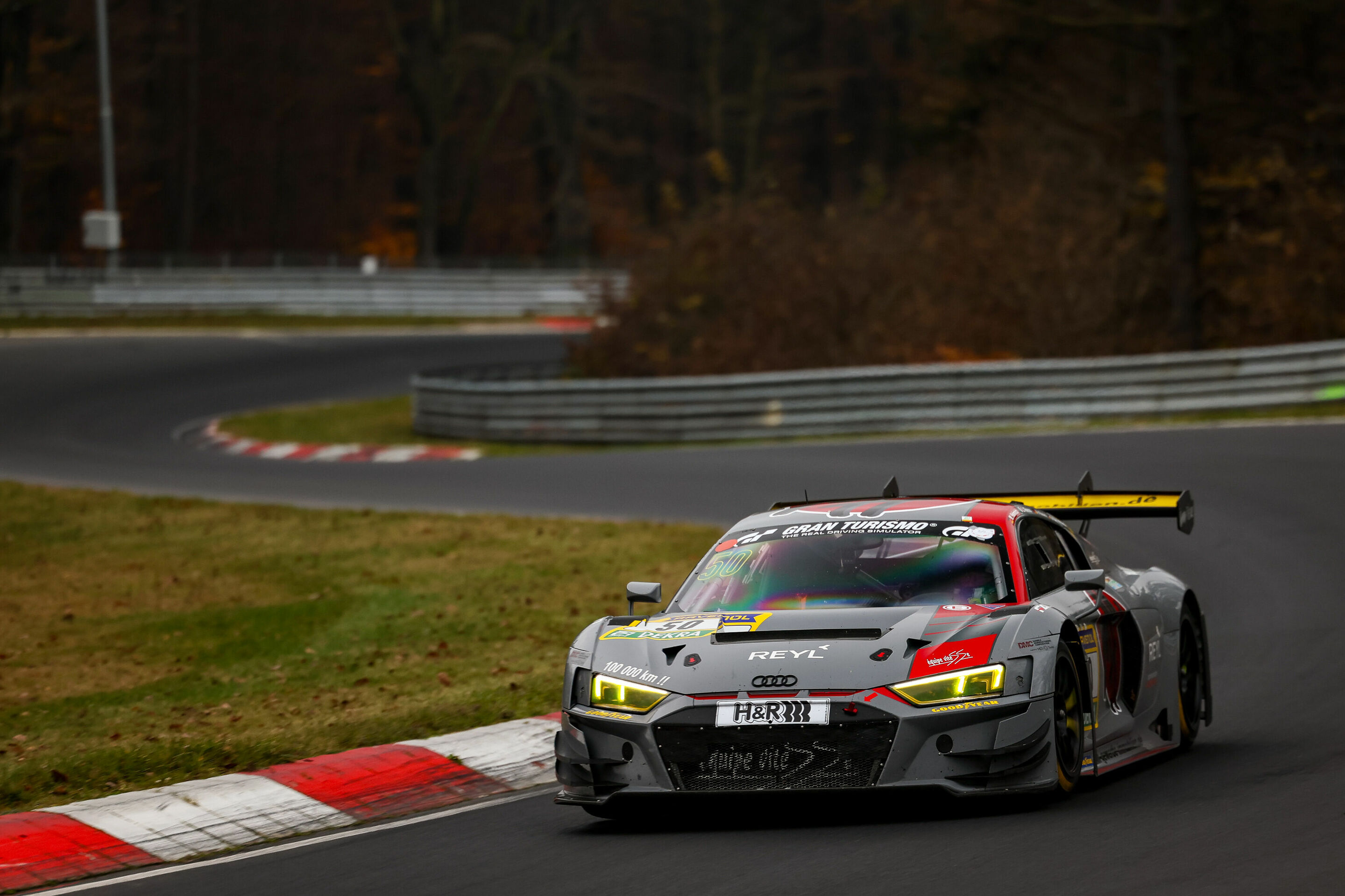 Nürburgring Langstrecken-Serie 2024 - Audi R8 LMS #50 (équipe vitesse), Michael Heimrich/Arno Klasen/Sascha Steinhardt
