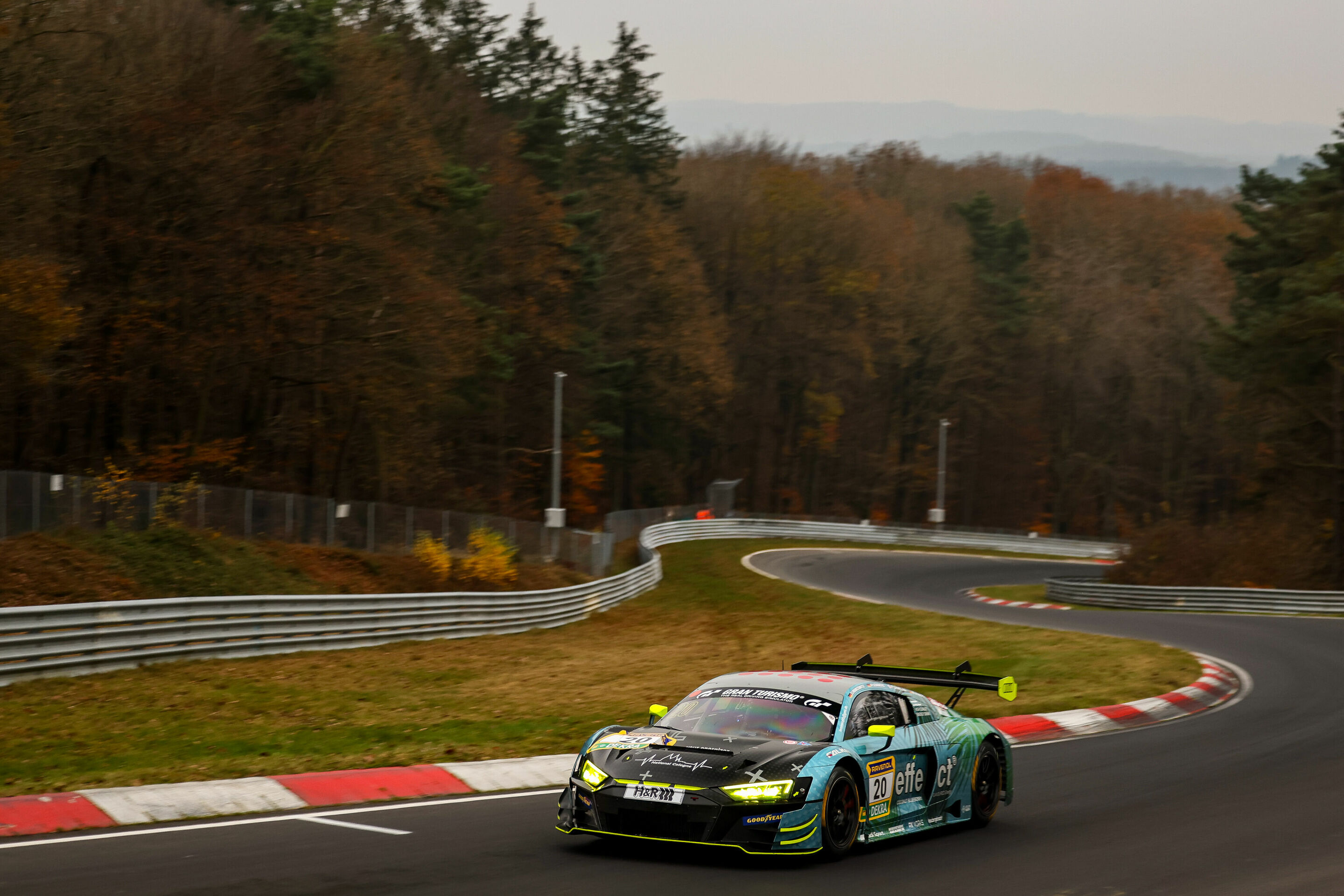 Nürburgring Langstrecken-Serie 2024 - Audi R8 LMS #20 (Up2Race), Michel Albers/Philippe Charlaix/Pierre Lemmerz