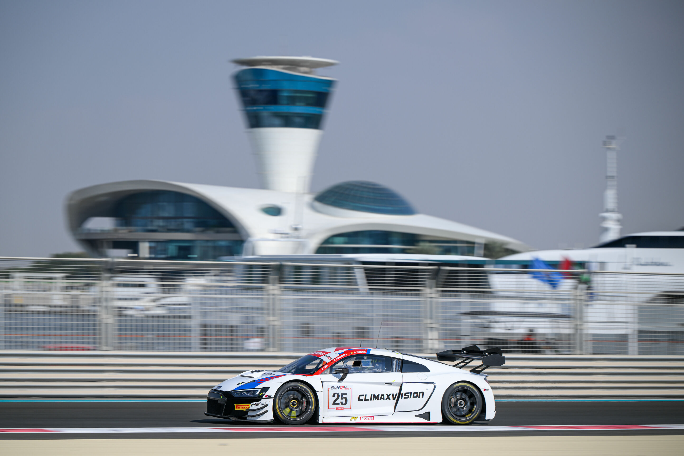12h Gulf 2024 - Audi R8 LMS #25 (Saintéloc Racing), Gilles Magnus/Dennis Marschall/Mike Zhou