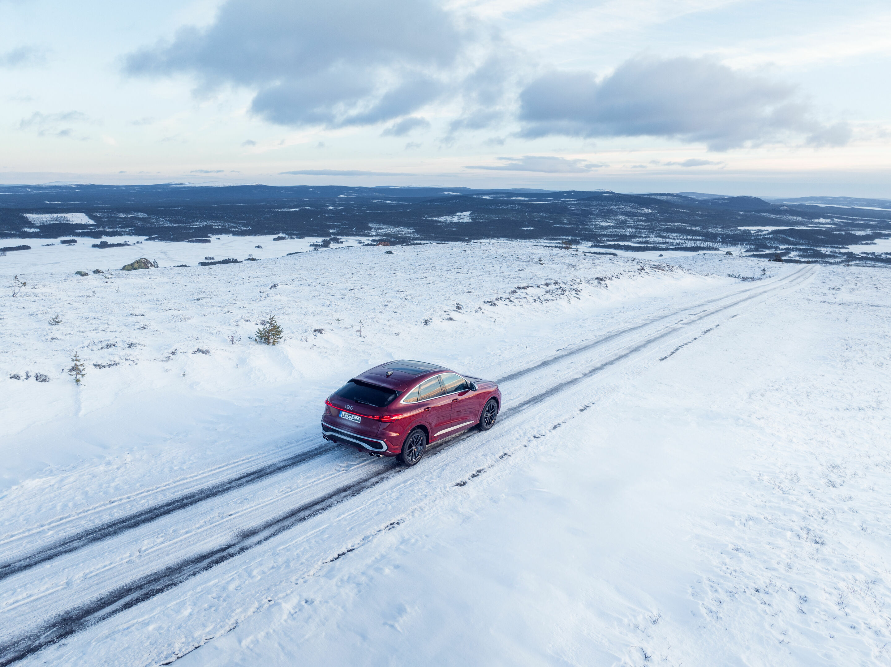 Audi SQ5 Sportback - Audi SQ5 Sportback im Schnee