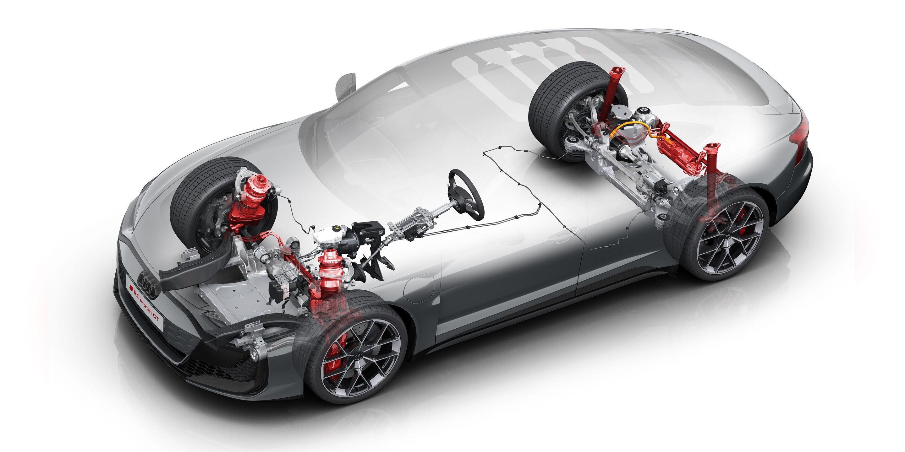 Audi RS e-tron GT performance - Aktivfahrwerk des Audi RS e-tron GT performance