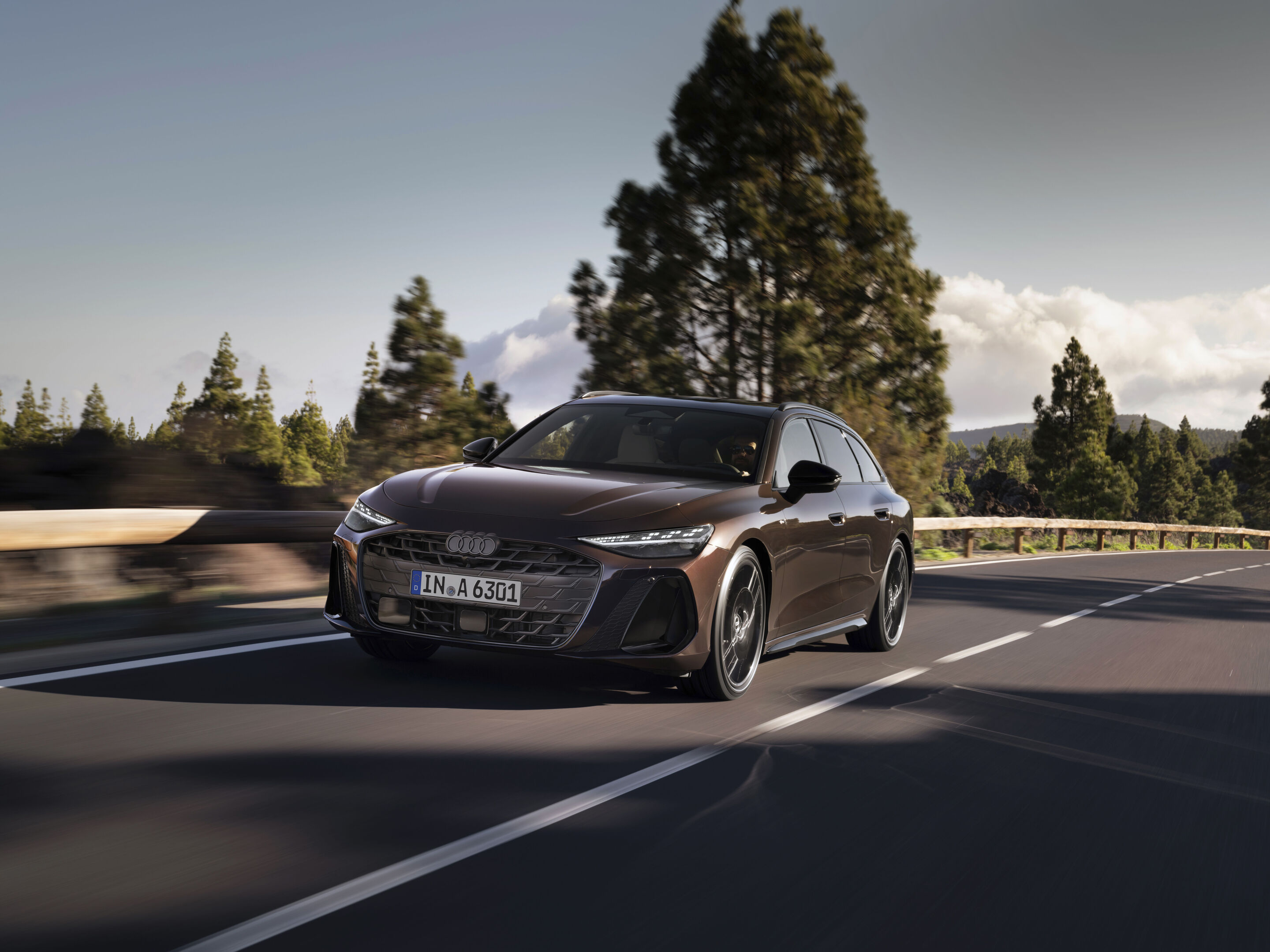 Audi A6 Avant - The new Audi A6 Avant is more dynamic, efficient and digital than ever.

Dynamic photo, 
Colour: Madeira Brown metallic