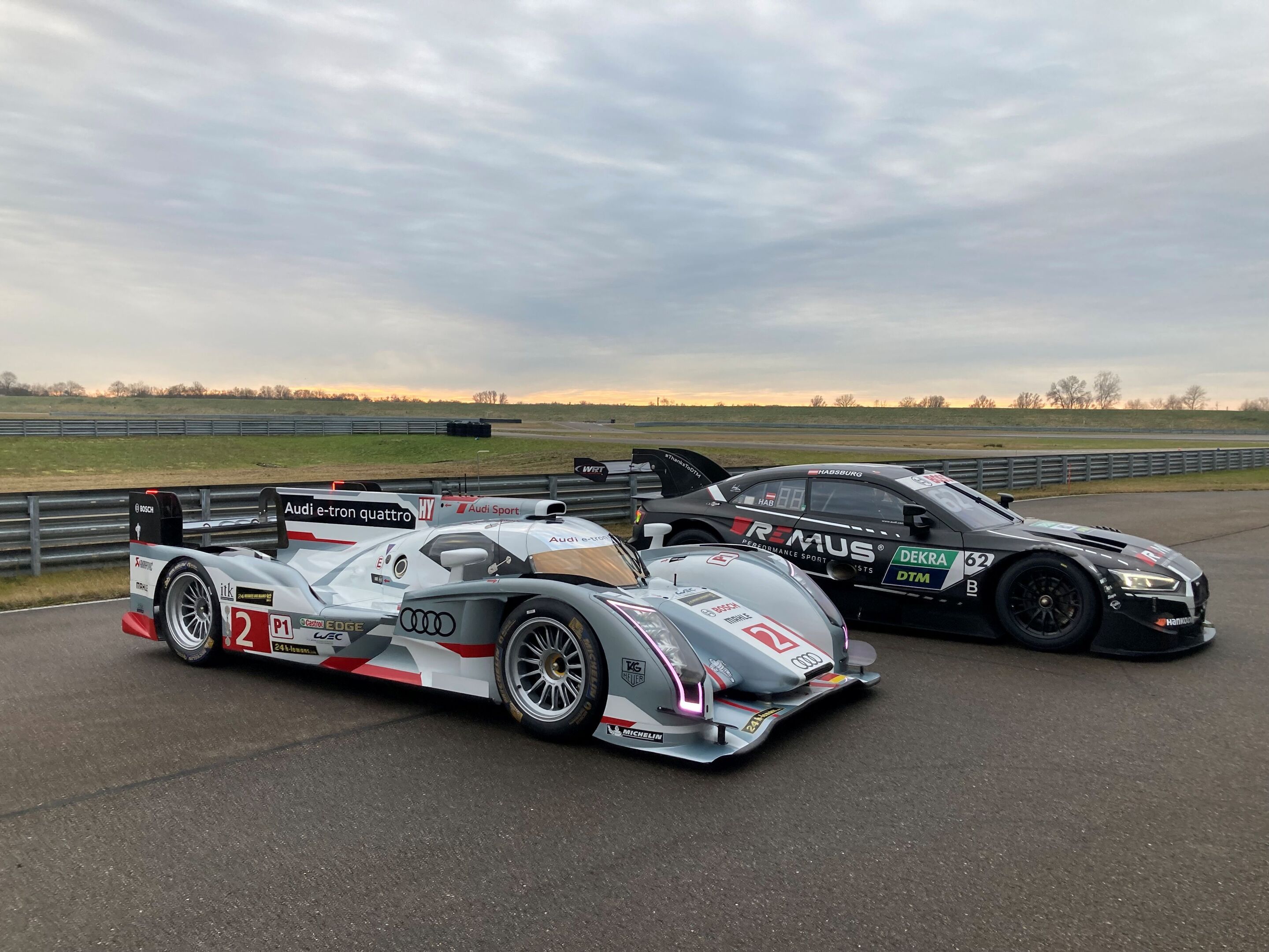 Audi Sport racing legends - Audi Sport betritt Neuland: Zum ersten Mal in der Geschichte sind Chassis aus den früheren Werksport-Programmen in LMP und DTM als fahrfähige Objekte zu erwerben