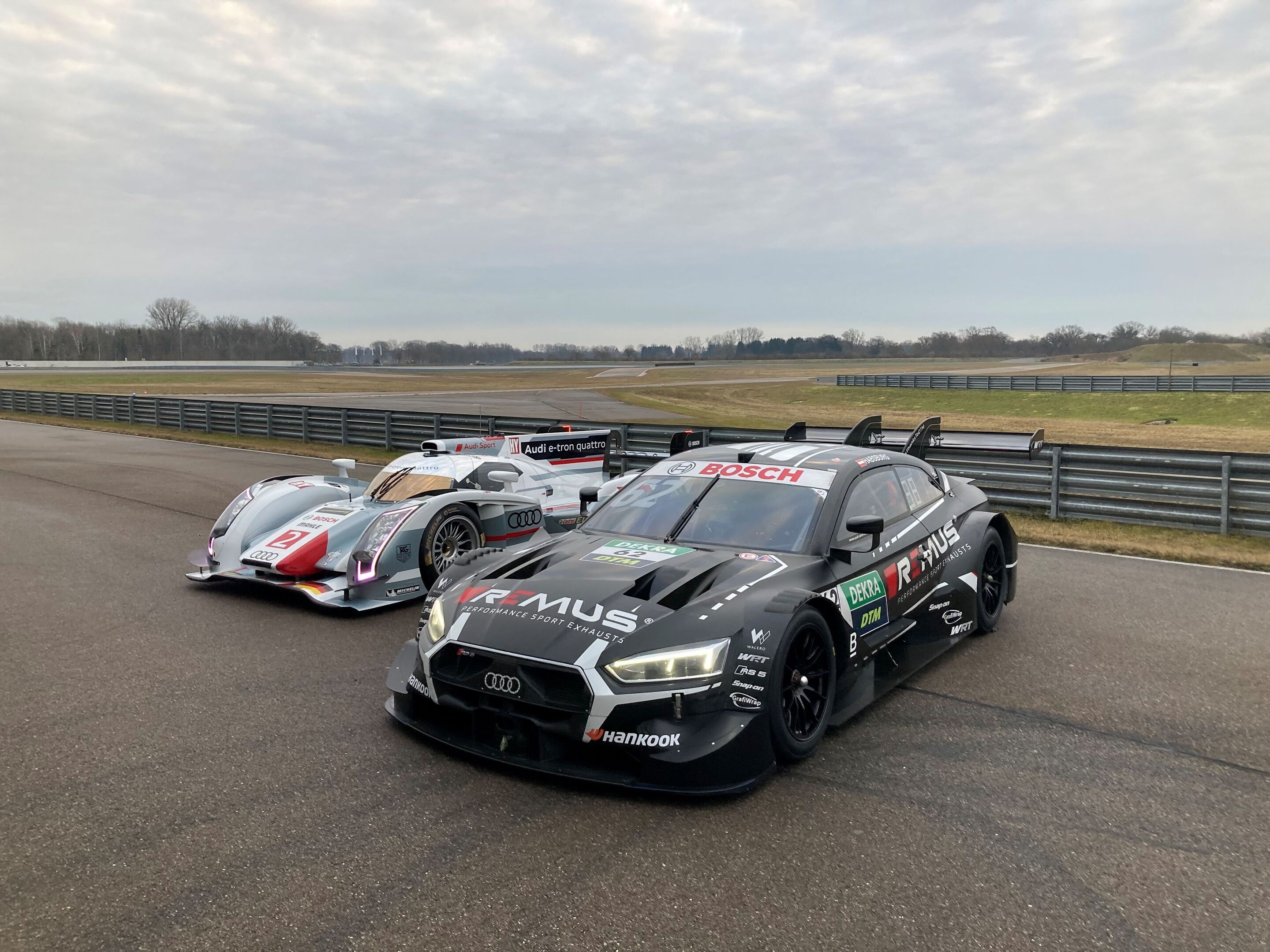 Audi Sport racing legends - The first two racing cars that Audi Sport racing legends has rebuilt are chassis 207 of the Audi R18 e-tron quattro and chassis 107 of the Audi RS 5 DTM