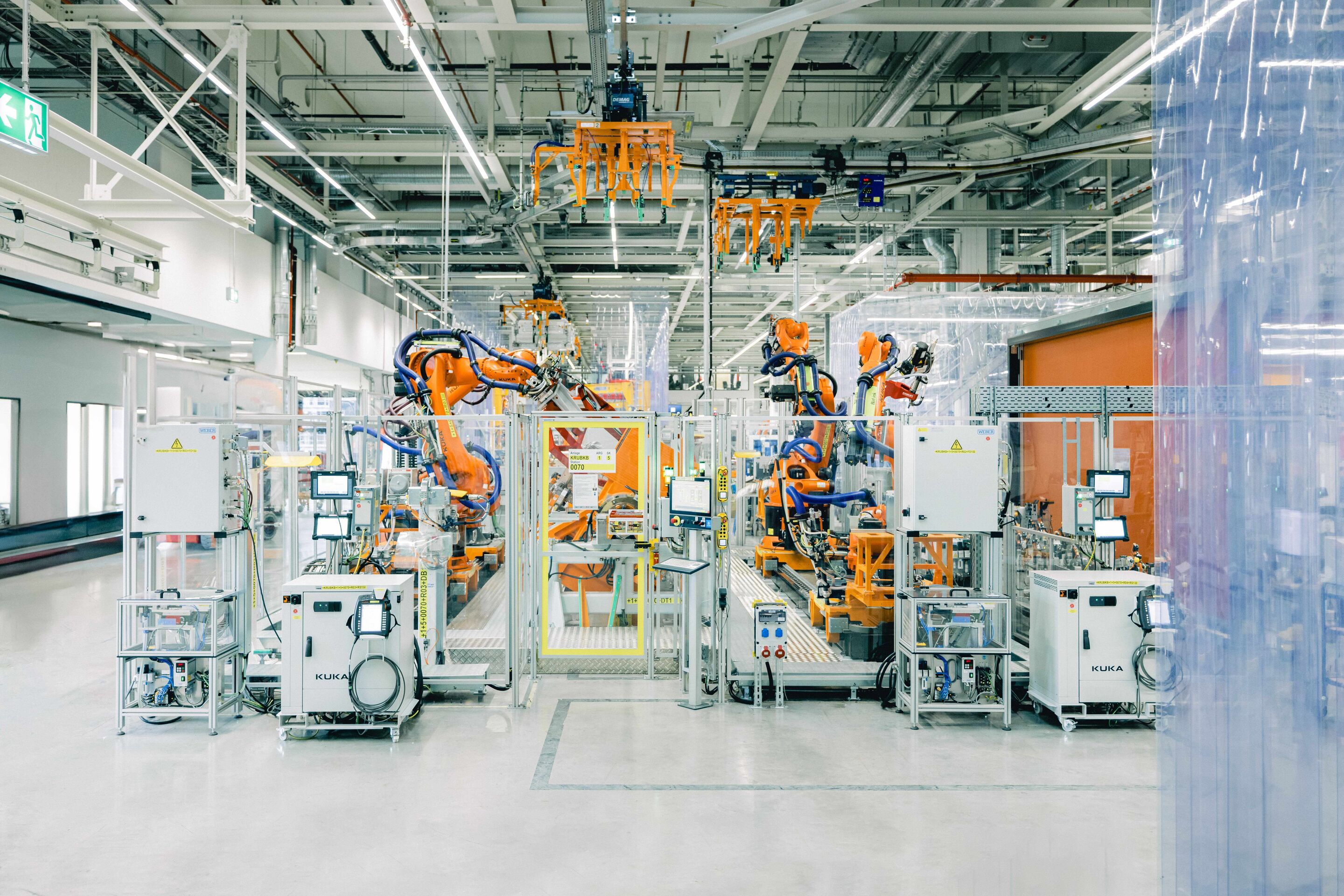 Virtually controlled production a first in Audi body shop - The new automation system enables flexible, data-driven production and will initially be used in the body shop at Böllinger Höfe.